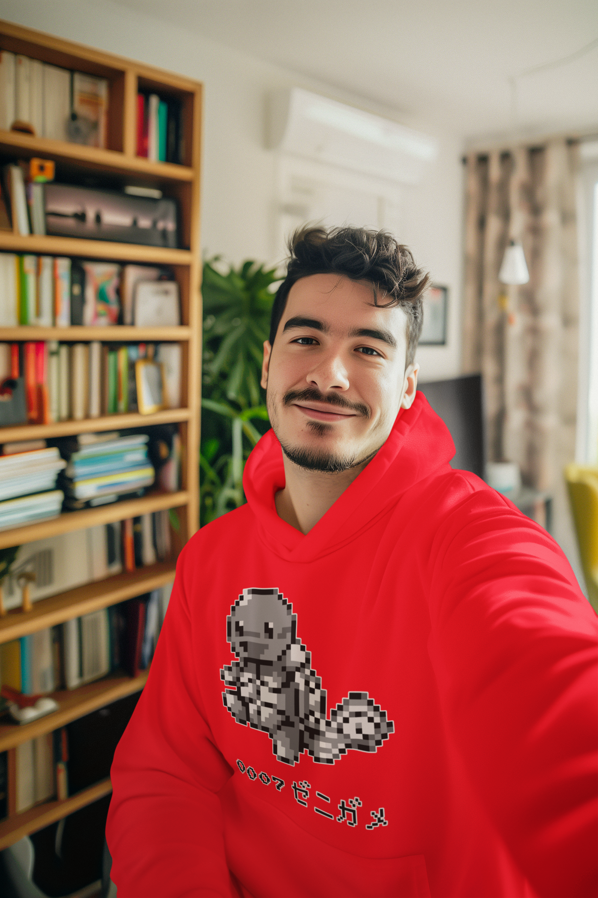 Red & Blue Sprites - PKMN003 - Sudadera con Capucha y Cangurera