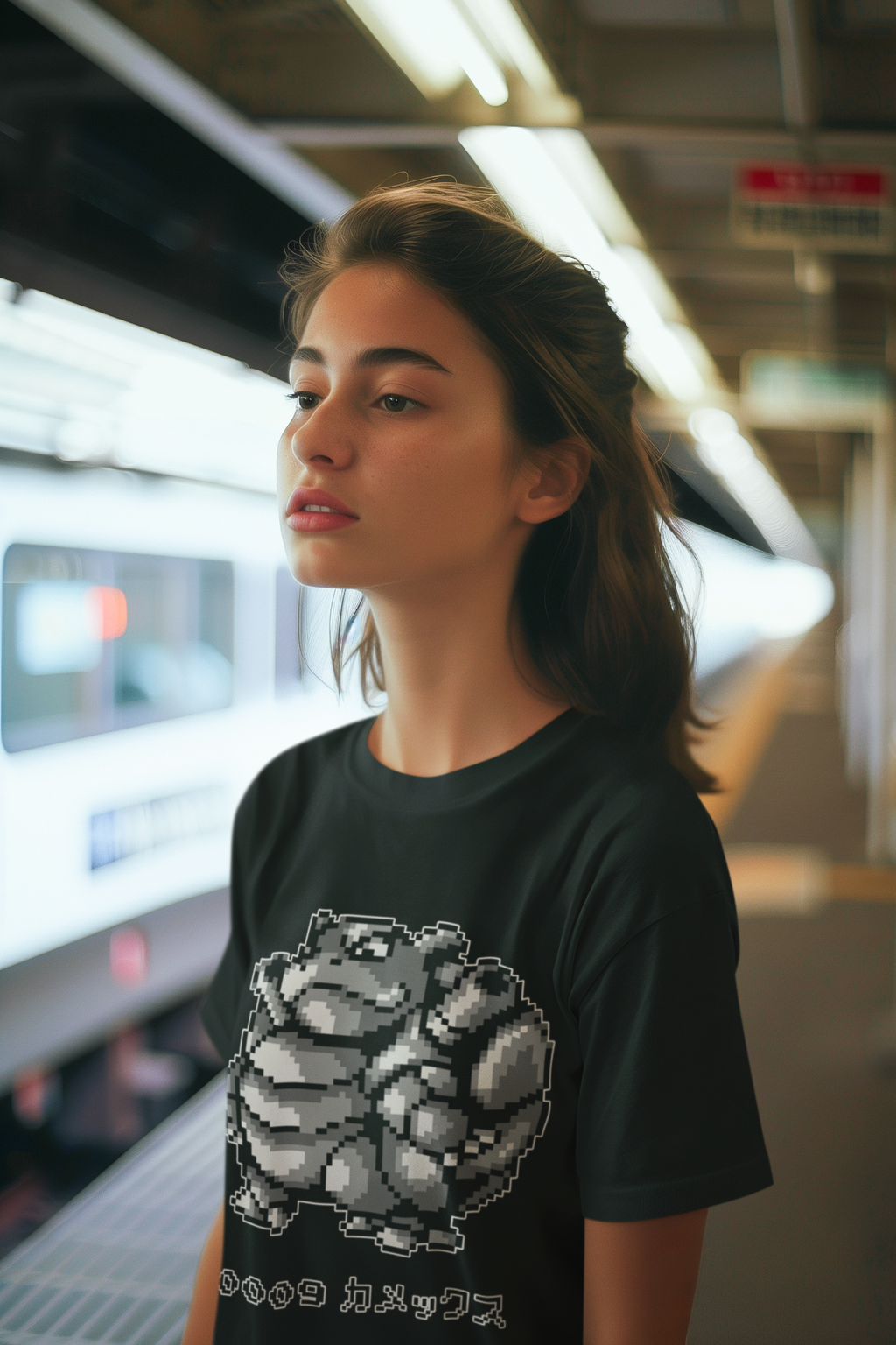 Red & Blue Sprites - PKMN011 - Playera Juvenil Cuello Redondo (8 - 14 años)