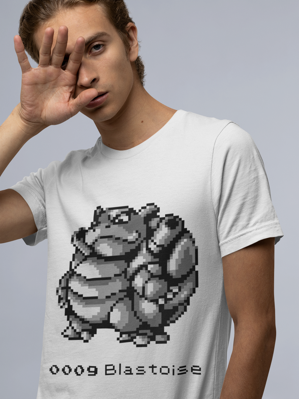 Red & Blue Sprites - PKMN012 - Playera Cuello Redondo