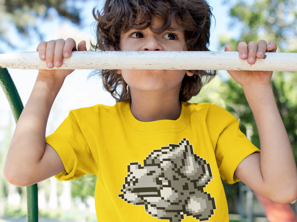 Red & Blue Sprites - PKMN001 - Playera Infantil Cuello Redondo (4 - 7 años)