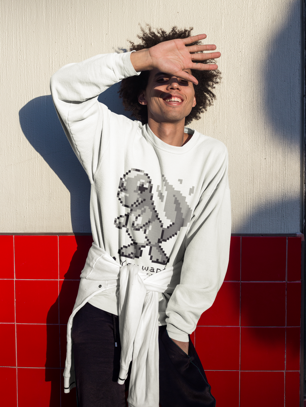 Red & Blue Sprites - So! - PKMN018 - Sudadera Cuello Redondo