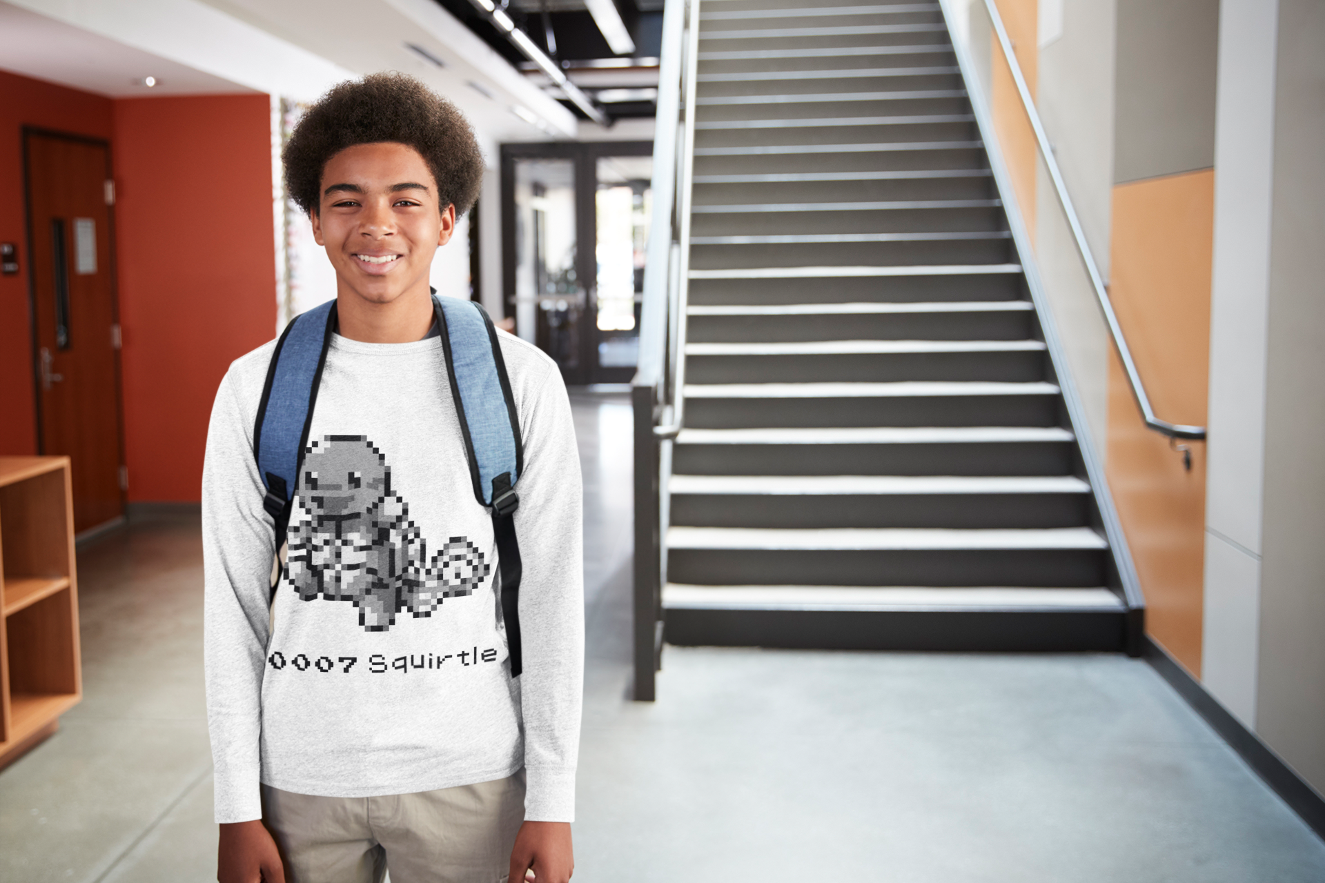 Red & Blue Sprites - PKMN006 - Sudadera Juvenil Cuello Redondo (8 - 14 años)