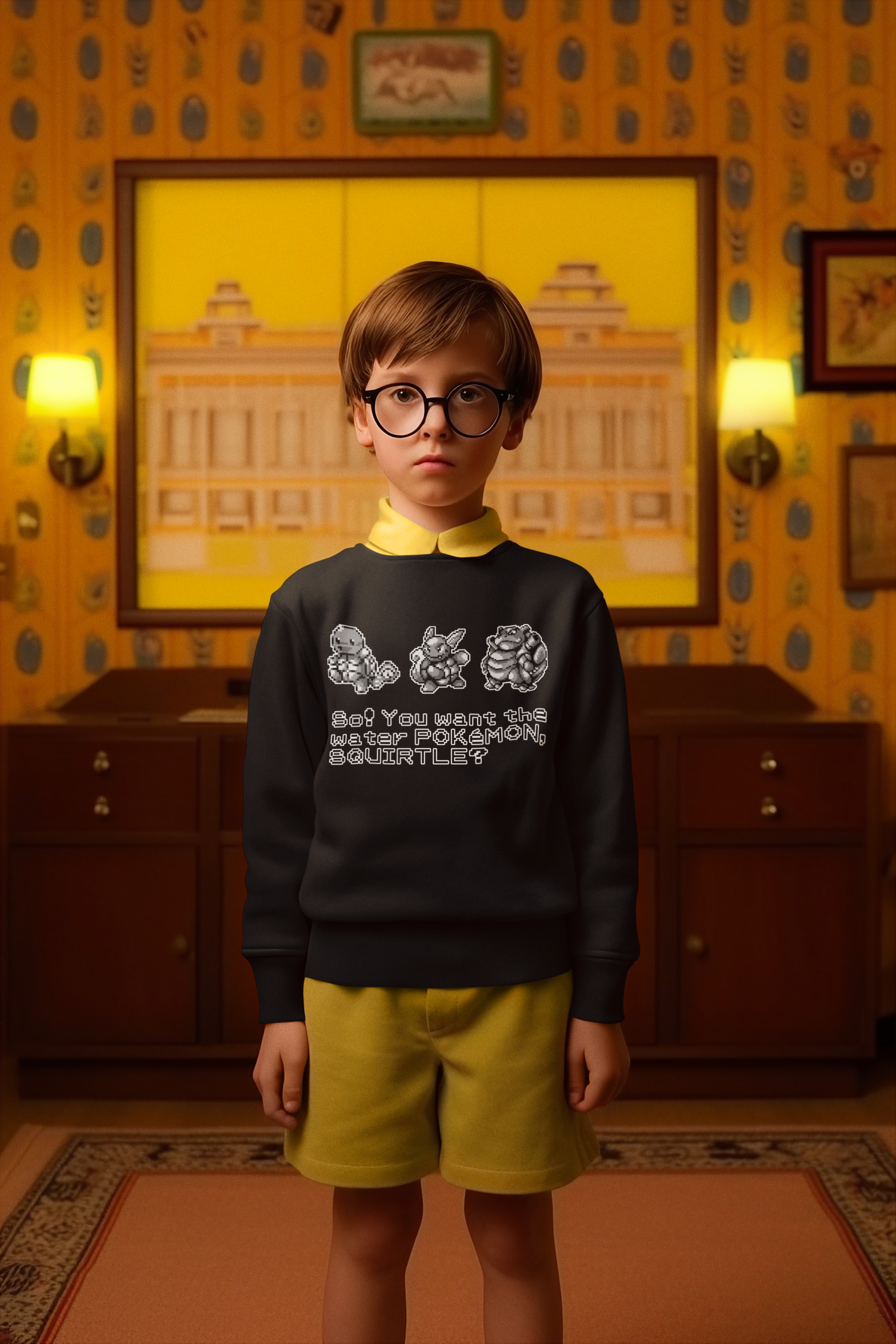 Red & Blue Sprites - So! - PKMN016 - Sudadera Infantil Cuello Redondo (4 - 7 años)