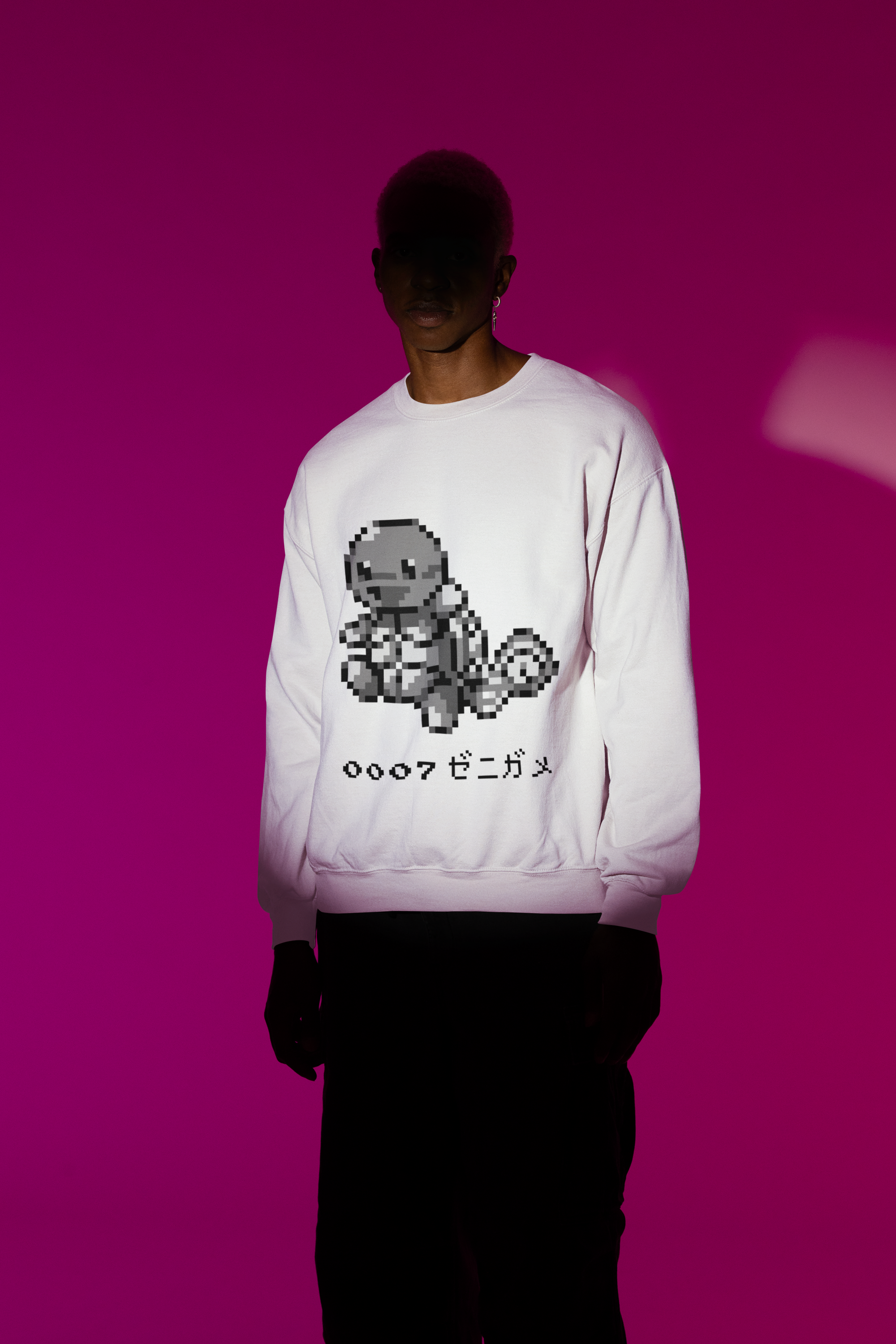 Red & Blue Sprites - PKMN003 - Sudadera Cuello Redondo