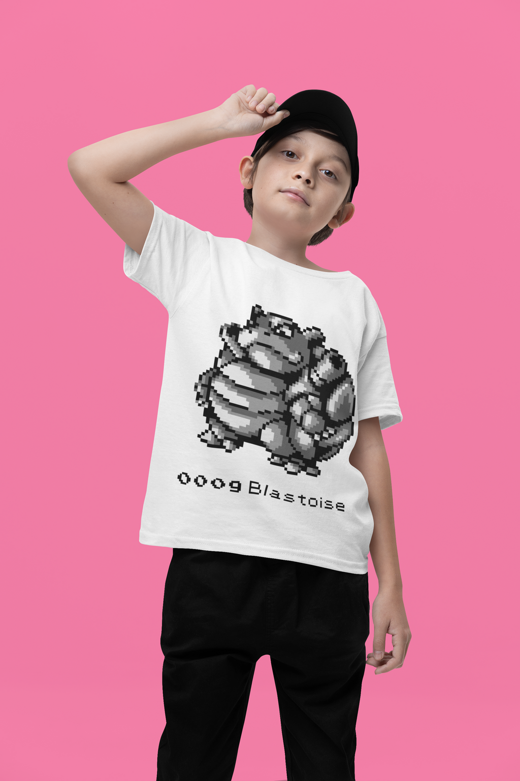 Red & Blue Sprites - PKMN012 - Playera Infantil Cuello Redondo (4 - 7 años)