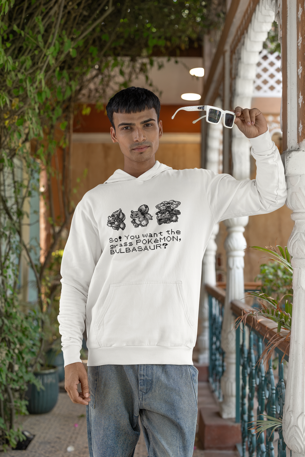 Red & Blue Sprites - So! - PKMN014 - Sudadera con Capucha y Cangurera