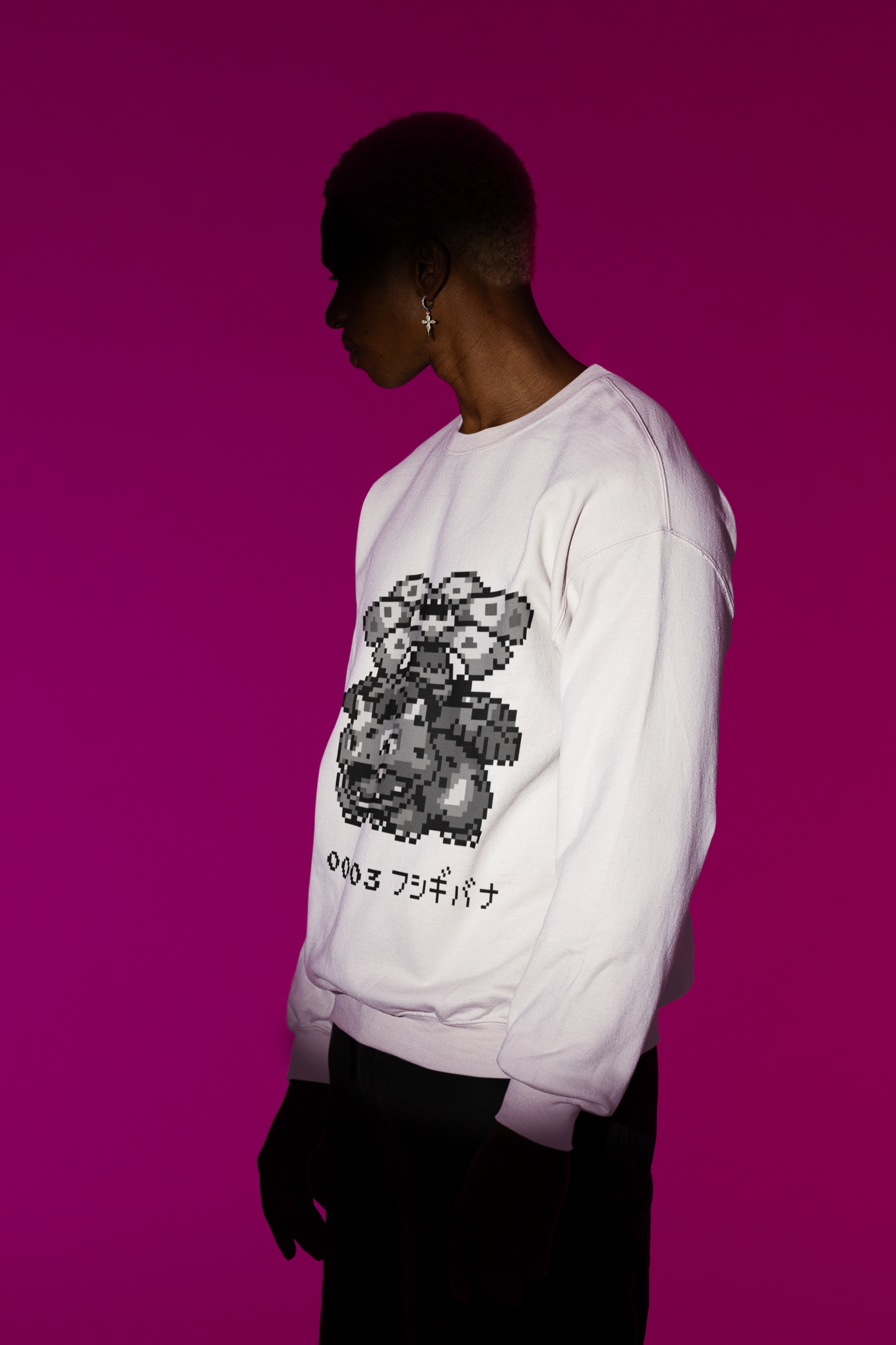 Red & Blue Sprites - PKMN007 - Sudadera Cuello Redondo