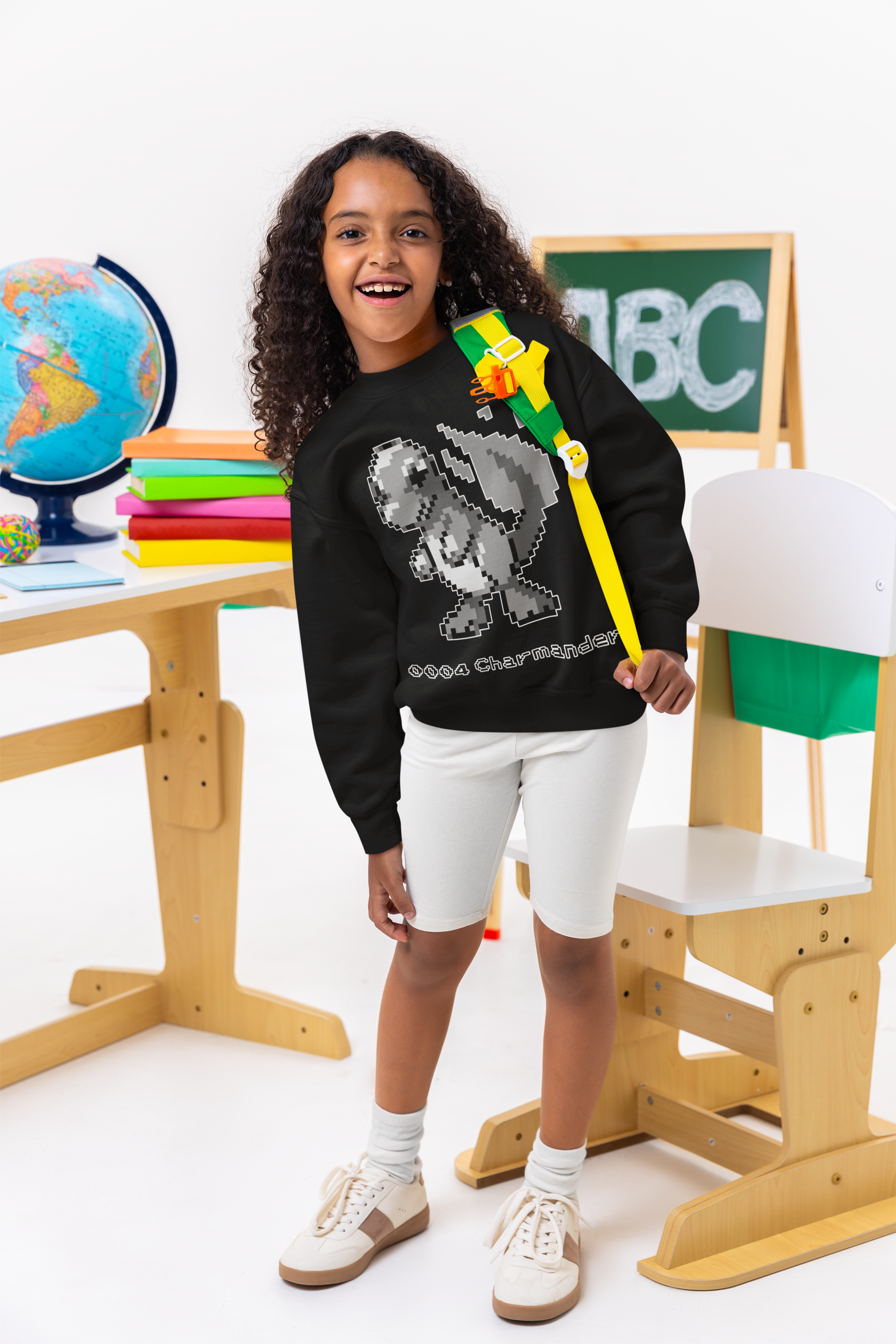 Red & Blue Sprites - PKMN005 - Sudadera Infantil Cuello Redondo (4 - 7 años)