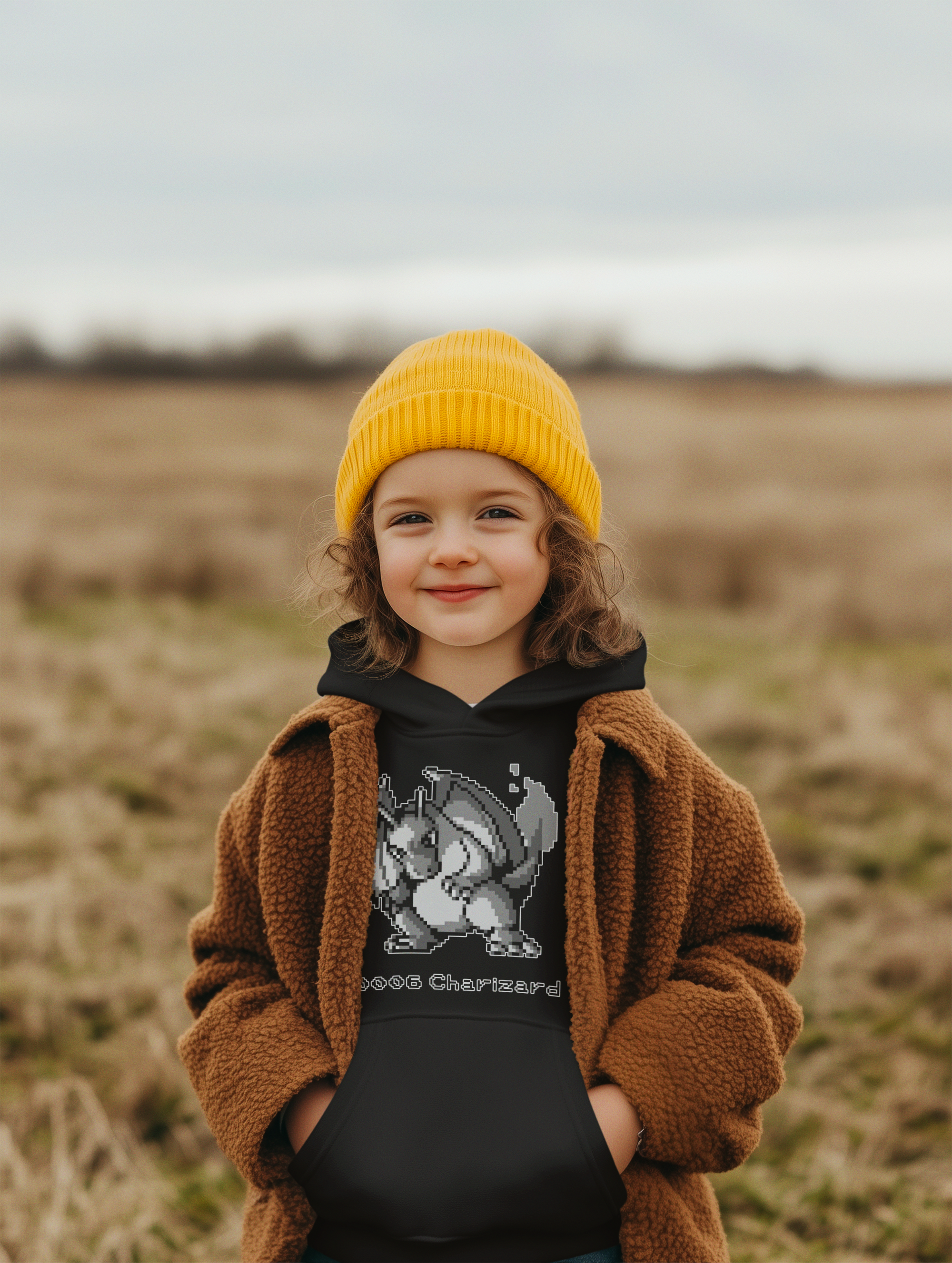 Red & Blue Sprites - PKMN010 - Sudadera Juvenil con Capucha y Cangurera (8 - 14 años)