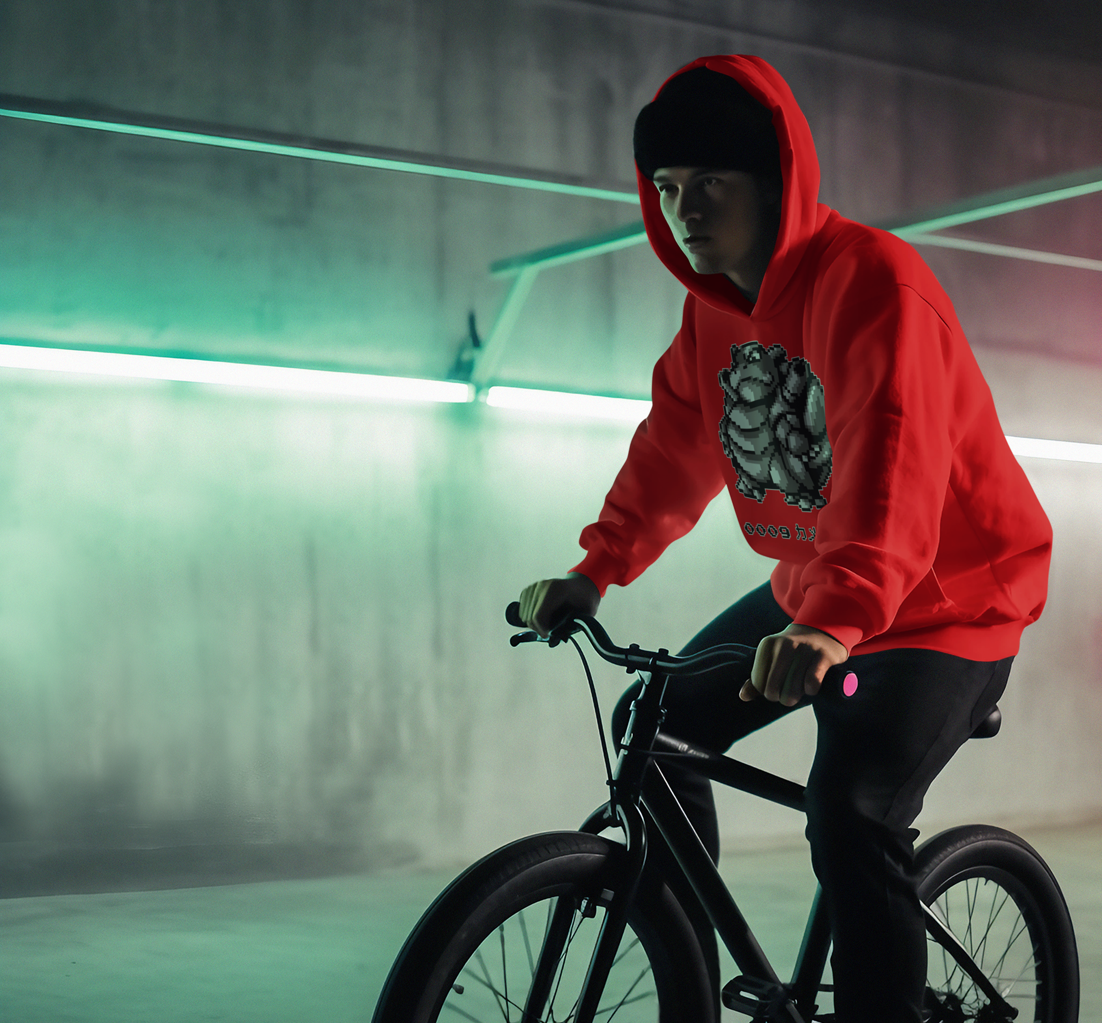 Red & Blue Sprites - PKMN011 - Sudadera con Capucha y Cangurera