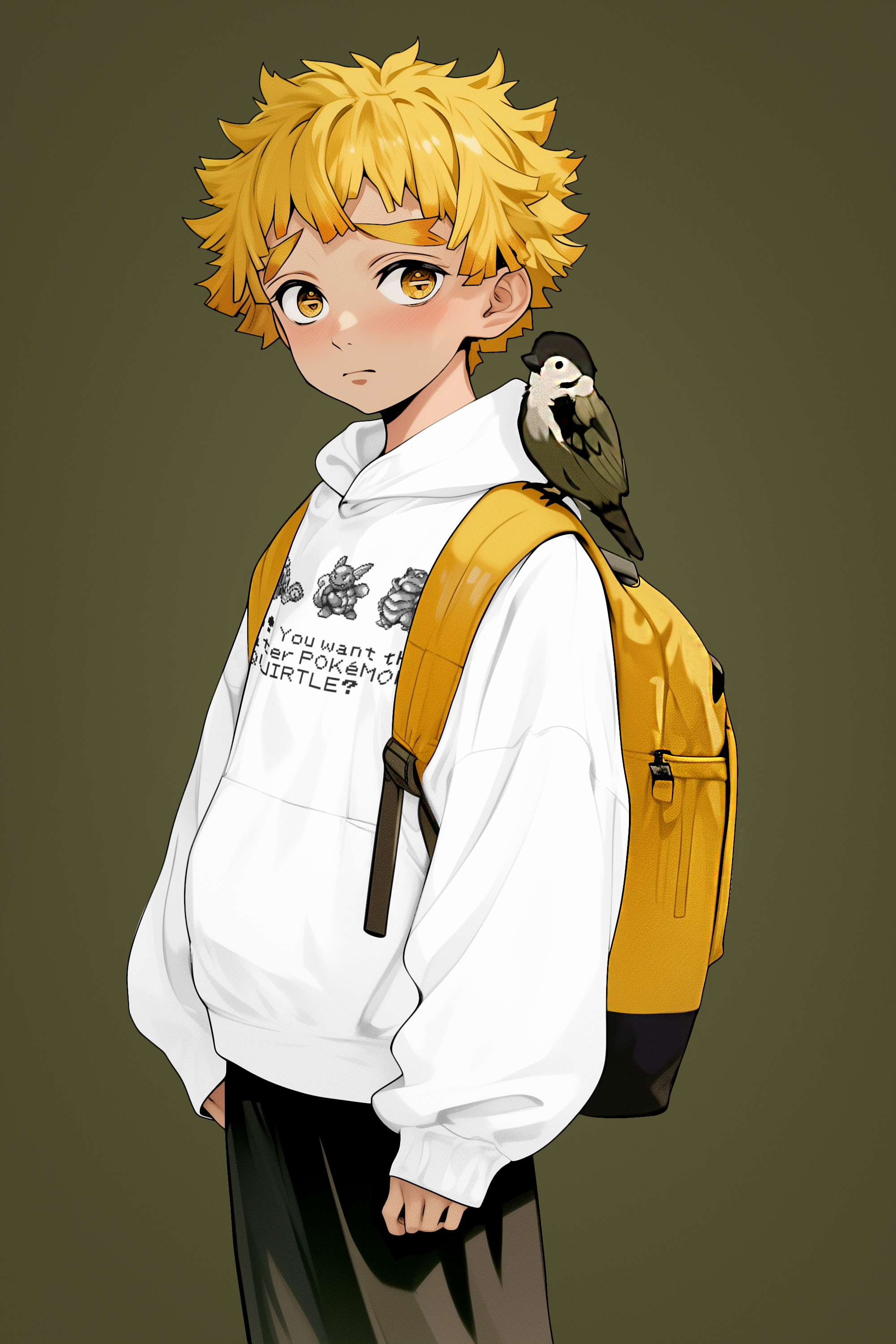 Red & Blue Sprites - So! - PKMN016 - Sudadera Juvenil con Capucha y Cangurera (8 - 14 años)