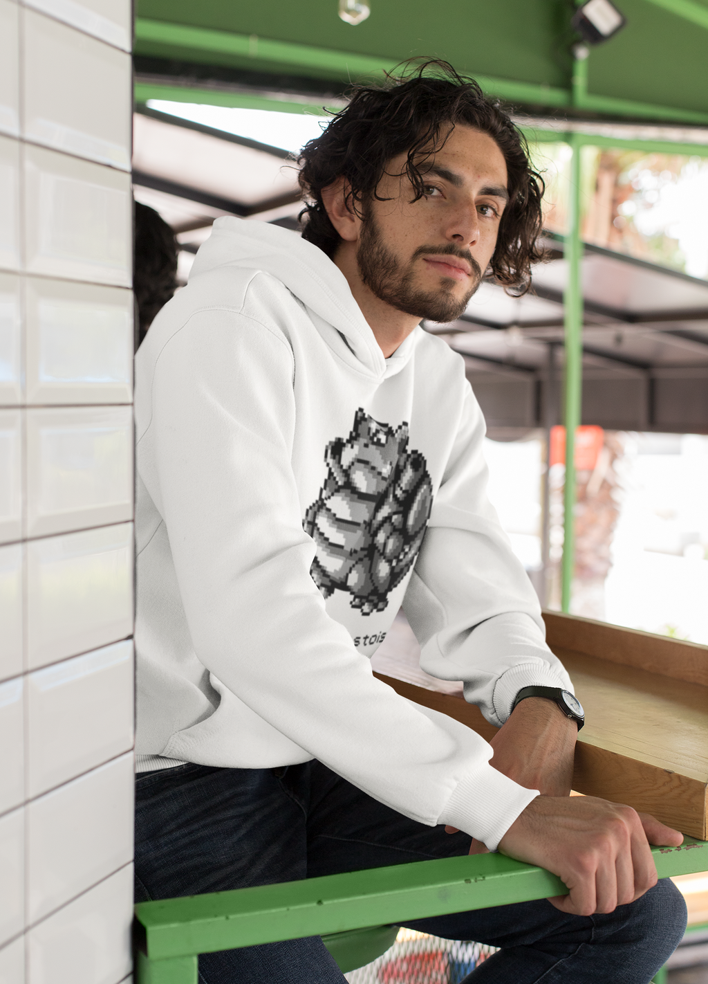 Red & Blue Sprites - PKMN012 - Sudadera con Capucha y Cangurera