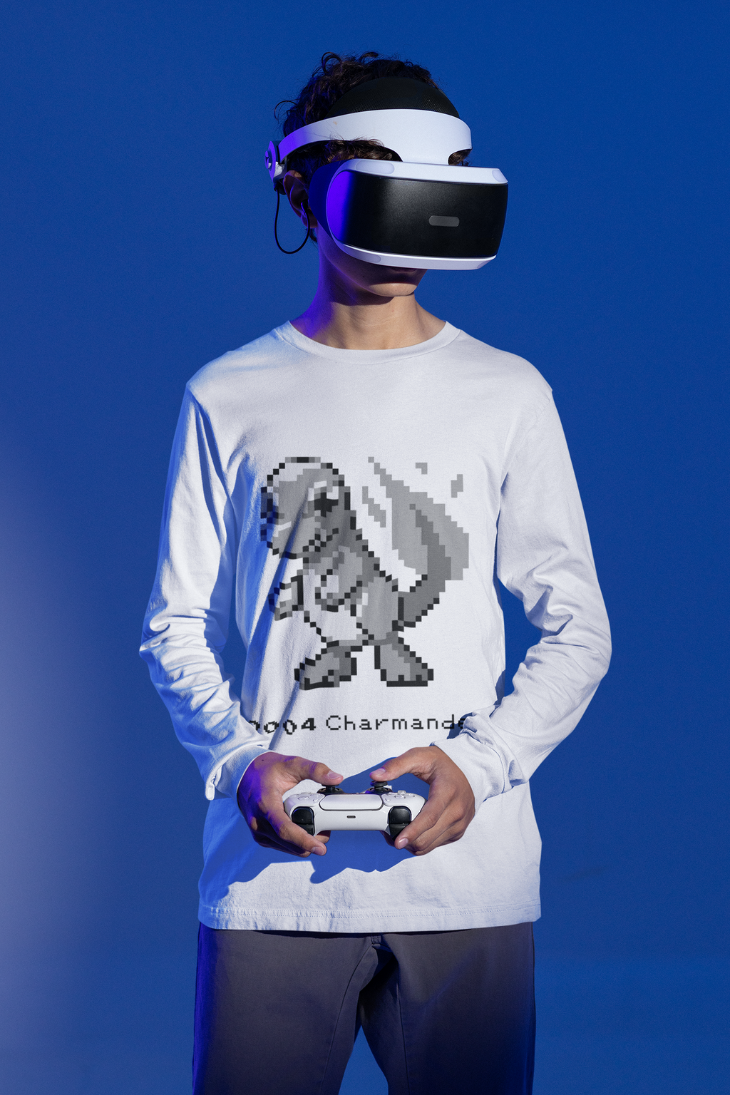 Red & Blue Sprites - PKMN005 - Sudadera Juvenil Cuello Redondo (8 - 14 años)