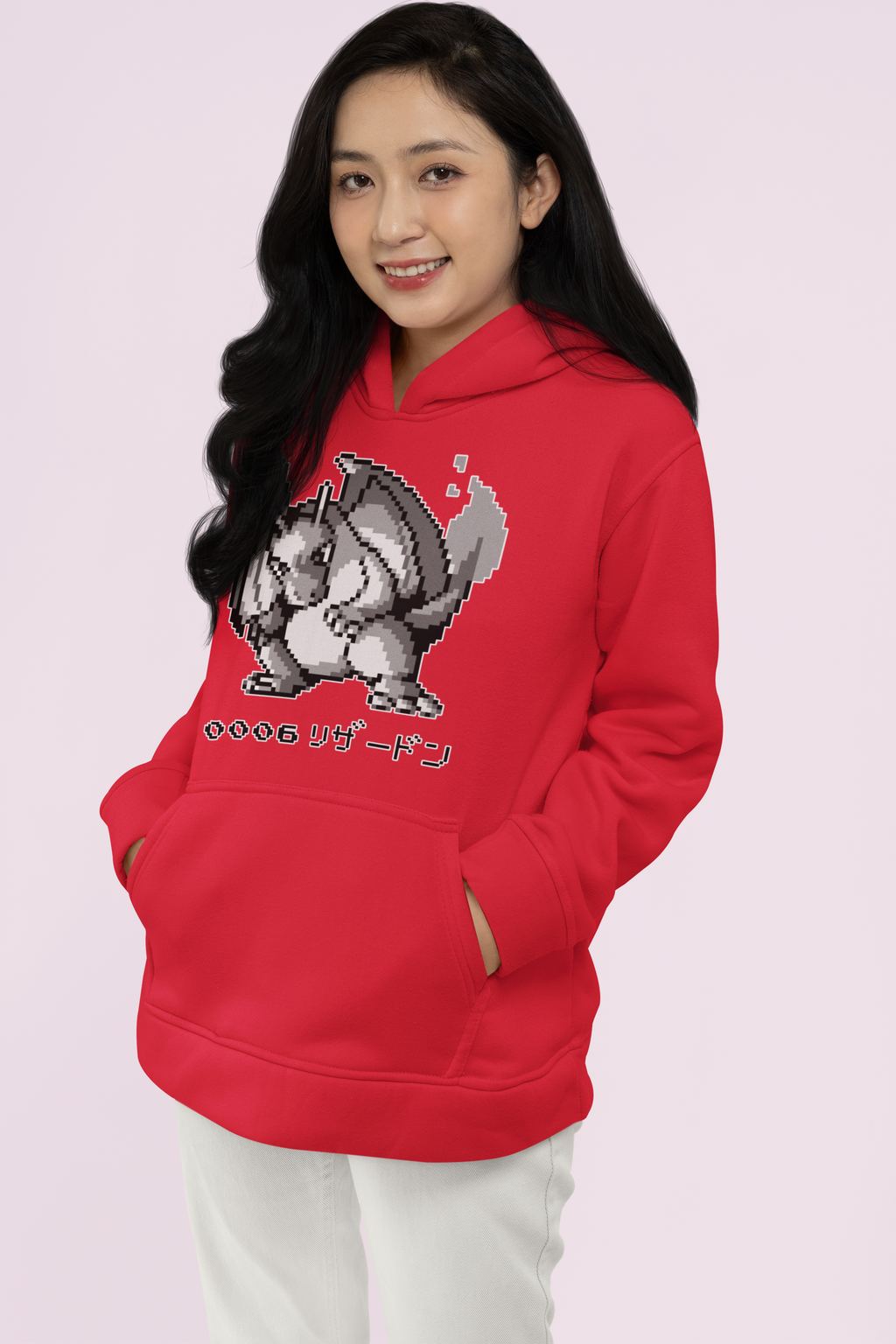 Red & Blue Sprites - PKMN009 - Sudadera Juvenil con Capucha y Cangurera (8 - 14 años)