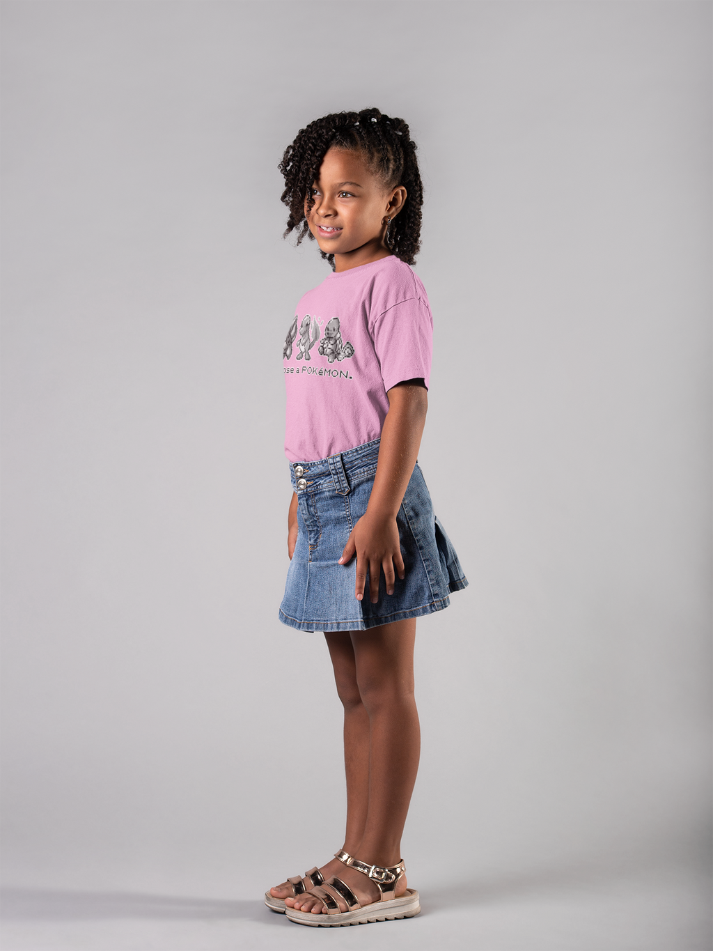 Red & Blue Sprites  - CHOOSE - PKMN013 - Playera Infantil Cuello Redondo (4 - 7 años)