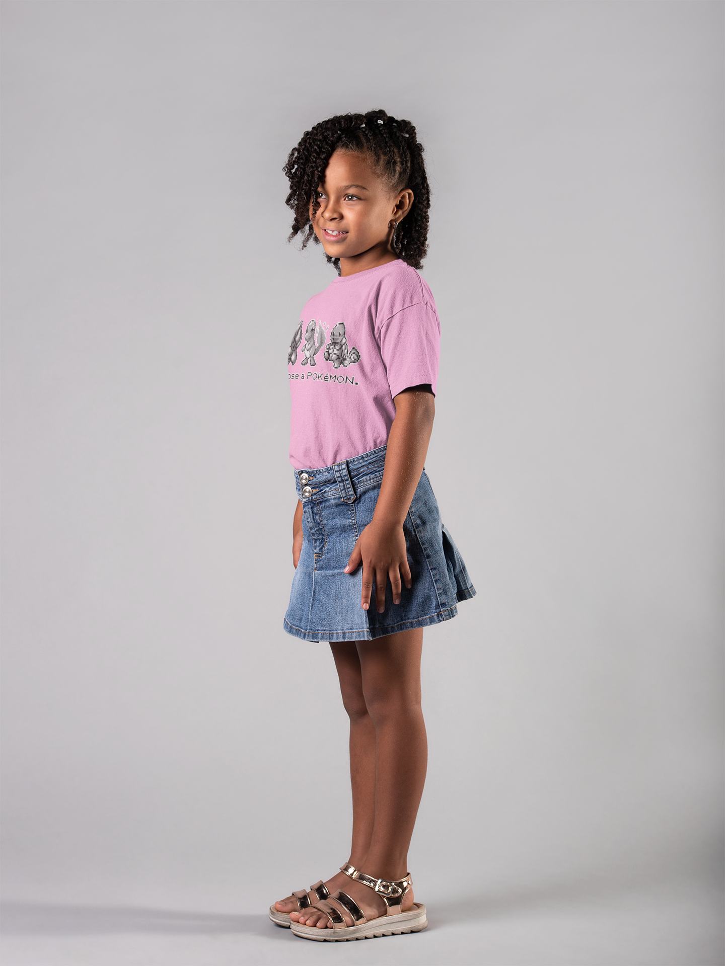 Red & Blue Sprites  - CHOOSE - PKMN013 - Playera Infantil Cuello Redondo (4 - 7 años)