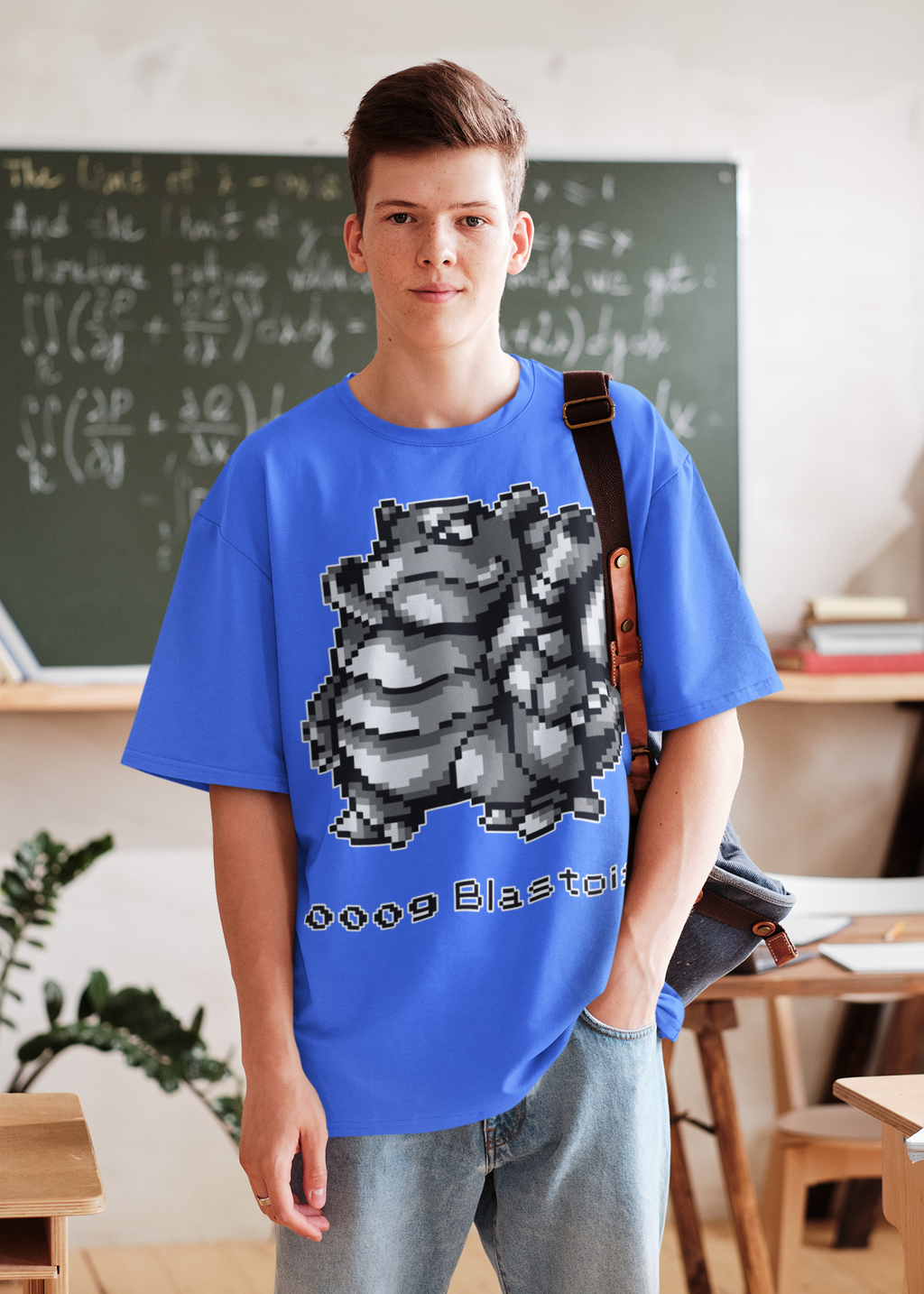 Red & Blue Sprites - PKMN012 - Playera Juvenil Cuello Redondo (8 - 14 años)