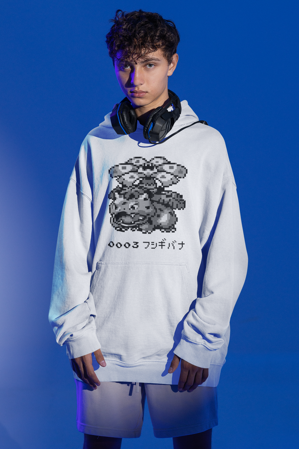 Red & Blue Sprites - PKMN007 - Sudadera Juvenil con Capucha y Cangurera (8 - 14 años)