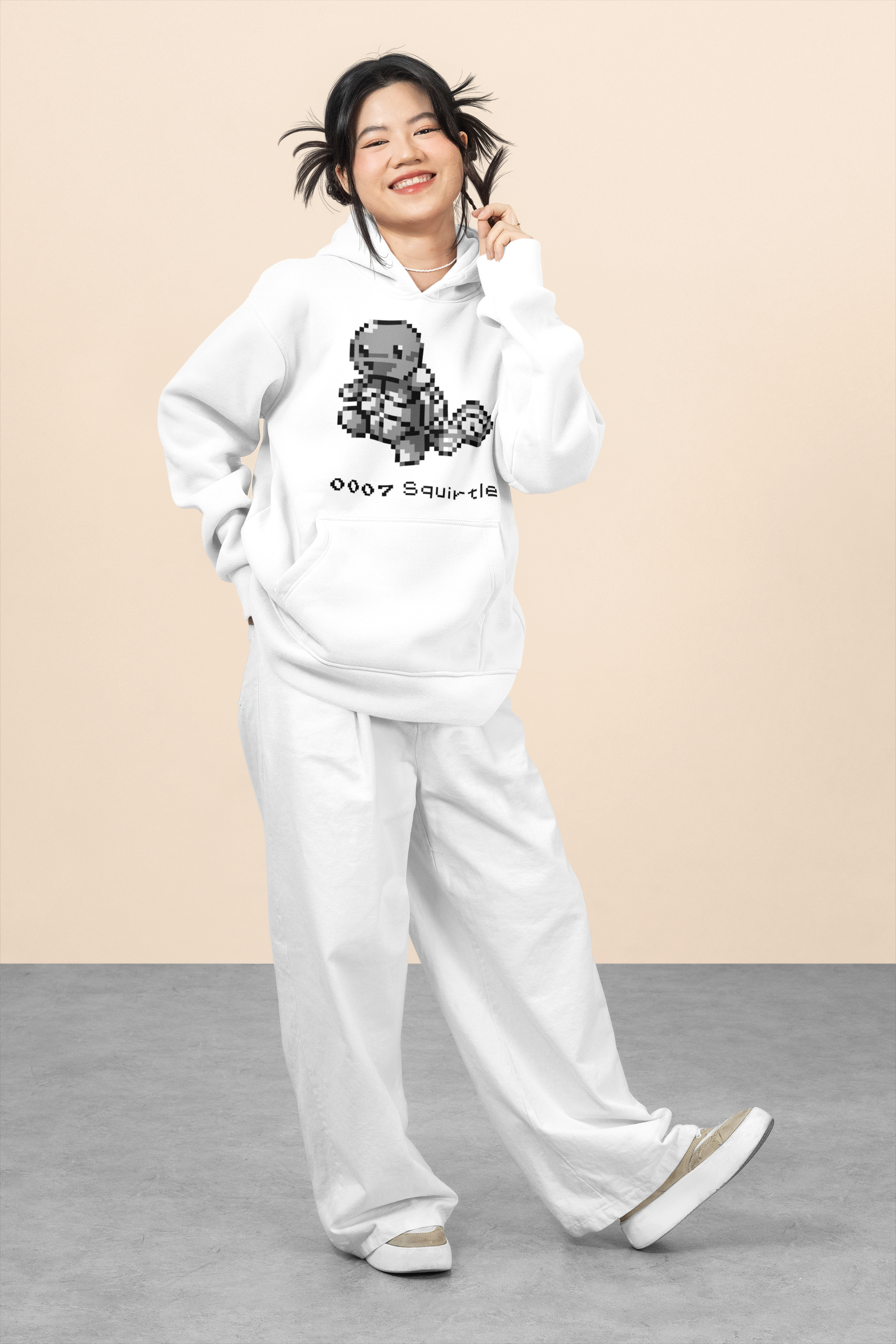 Red & Blue Sprites - PKMN006 - Sudadera Juvenil con Capucha y Cangurera (8 - 14 años)