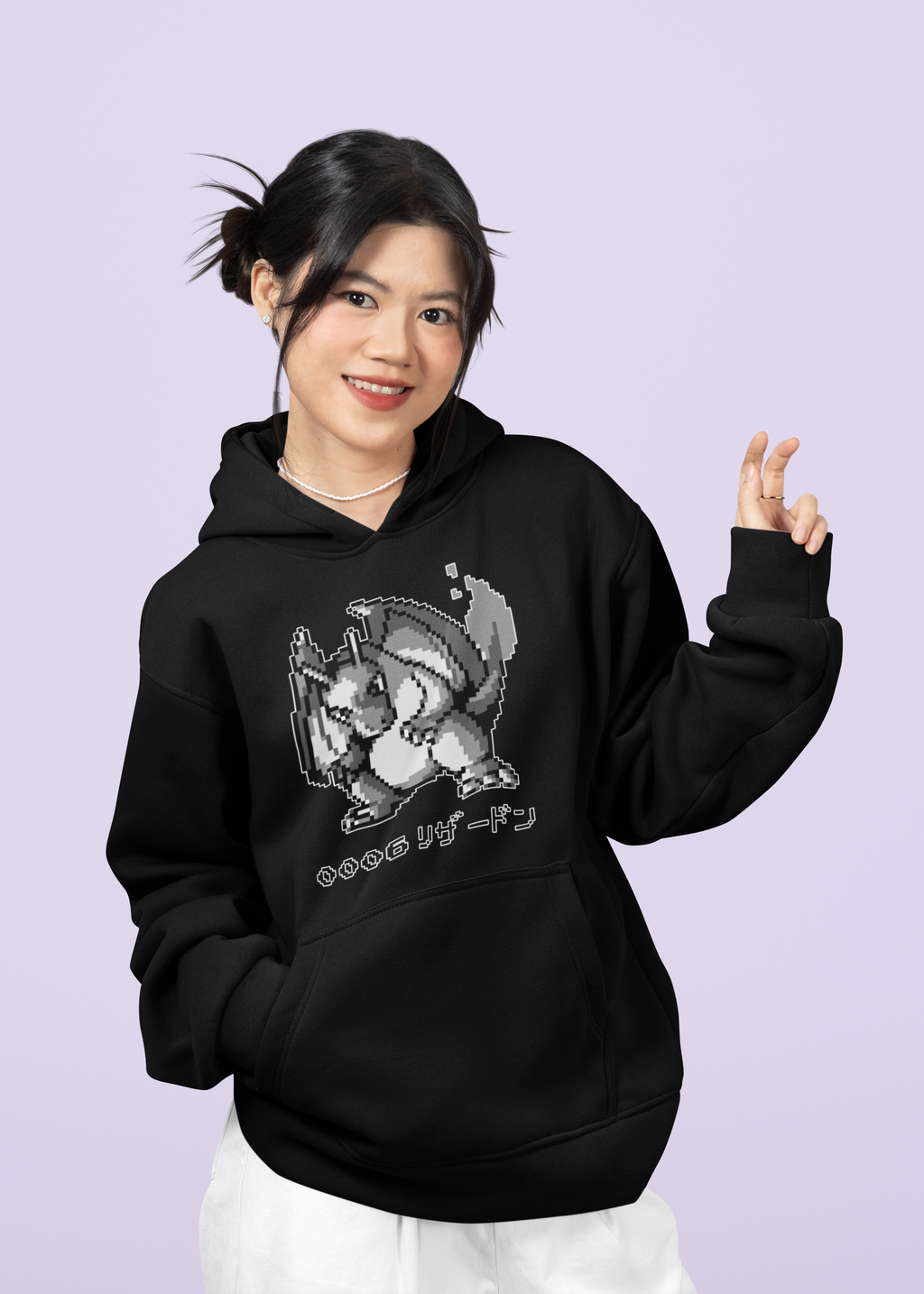 Red & Blue Sprites - PKMN009 - Sudadera Juvenil con Capucha y Cangurera (8 - 14 años)