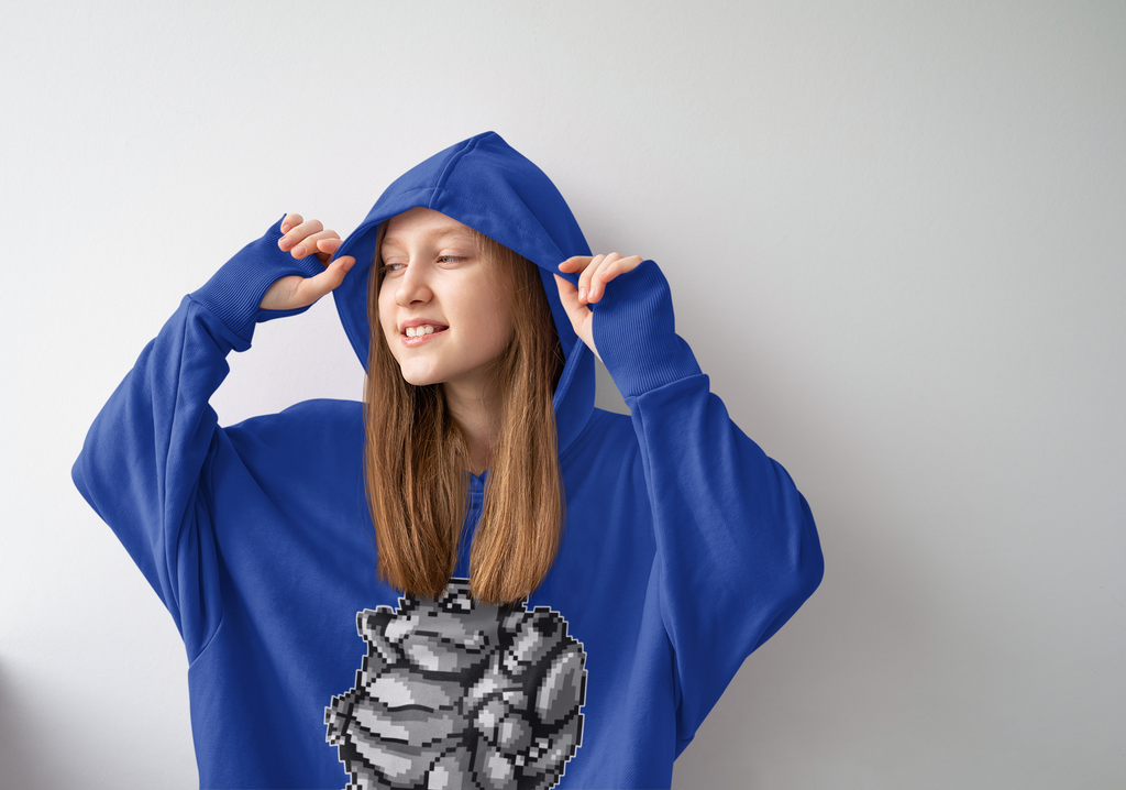 Red & Blue Sprites - PKMN011 - Sudadera Juvenil con Capucha y Cangurera (8 - 14 años)