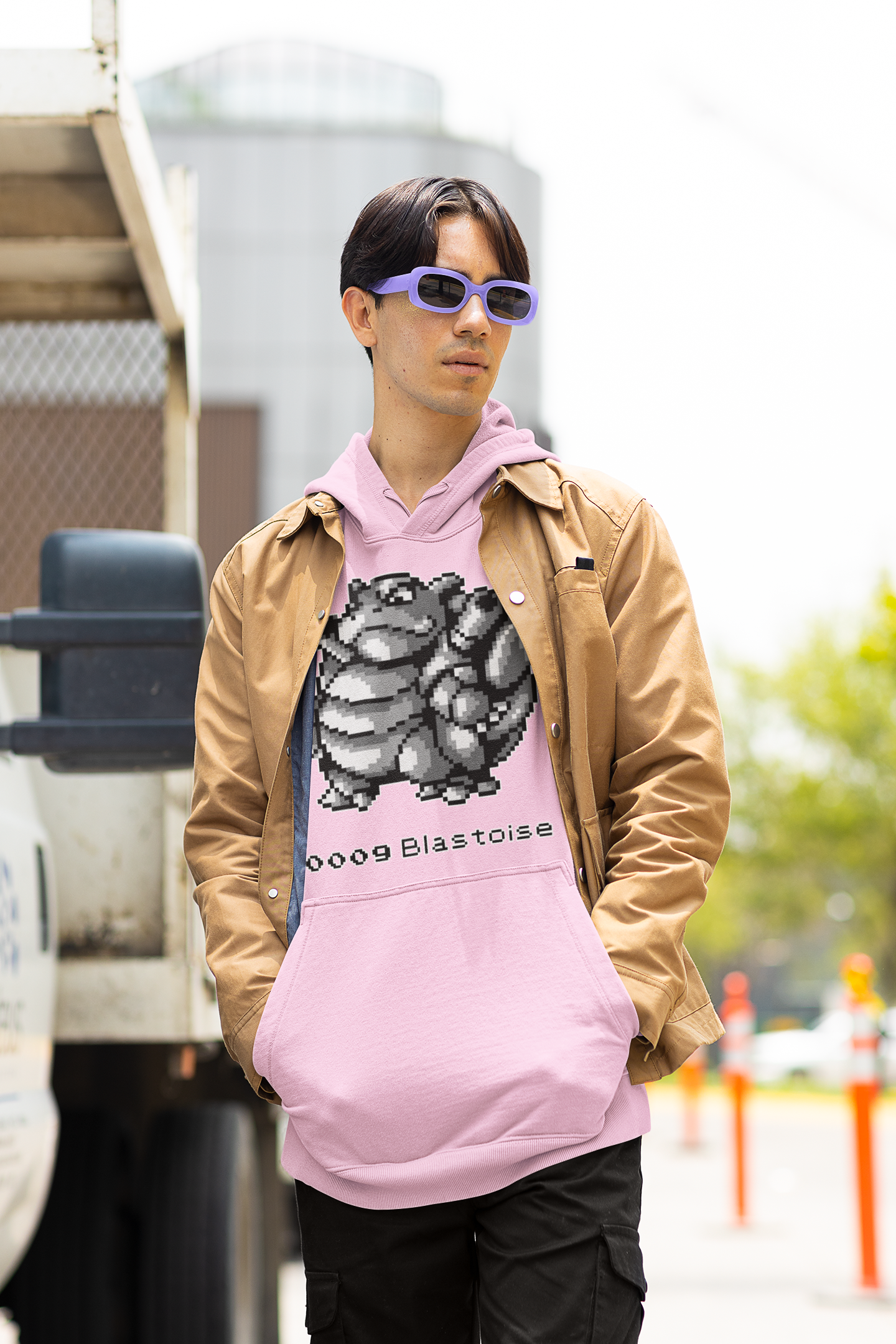 Red & Blue Sprites - PKMN012 - Sudadera con Capucha y Cangurera