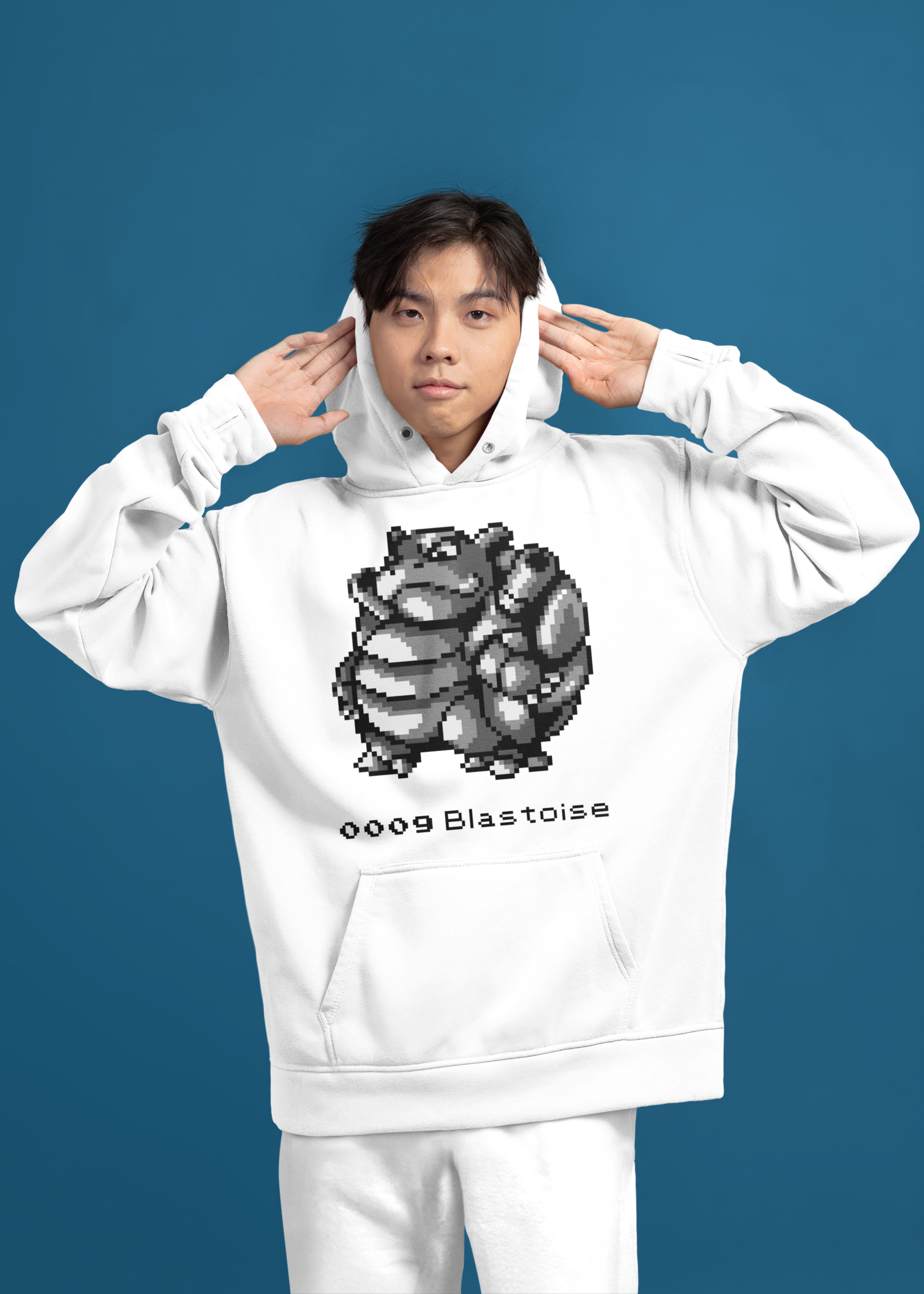 Red & Blue Sprites - PKMN012 - Sudadera Juvenil con Capucha y Cangurera (8 - 14 años)