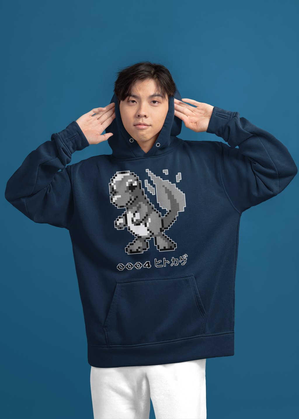 Red & Blue Sprites - PKMN002 - Sudadera Juvenil con Capucha y Cangurera (8 - 14 años)