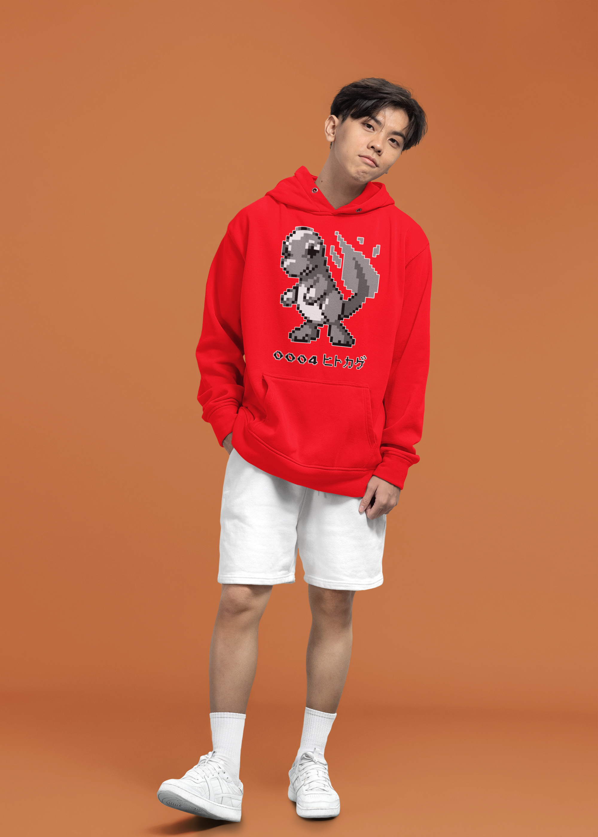 Red & Blue Sprites - PKMN002 - Sudadera Juvenil con Capucha y Cangurera (8 - 14 años)