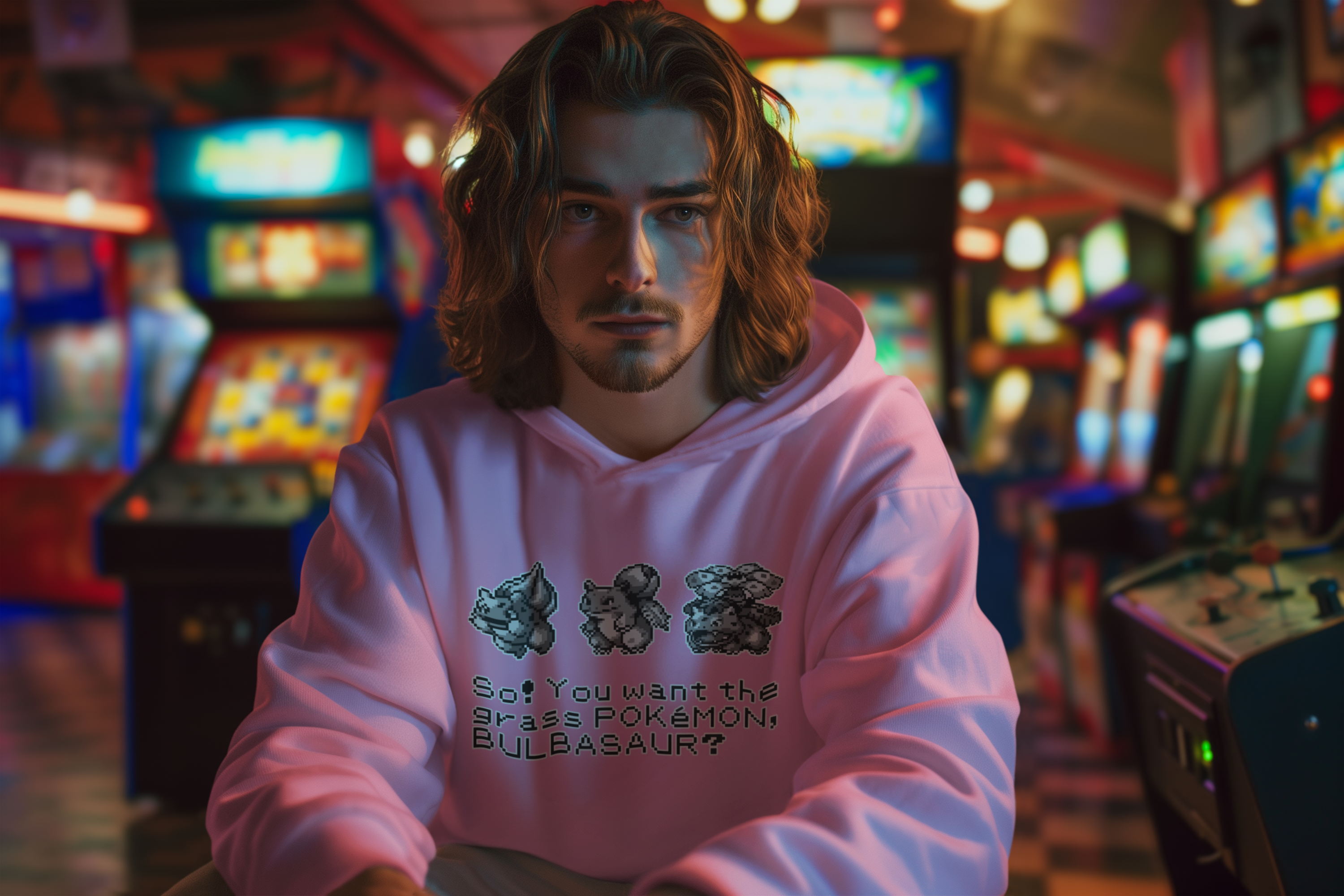 Red & Blue Sprites - So! - PKMN014 - Sudadera con Capucha y Cangurera