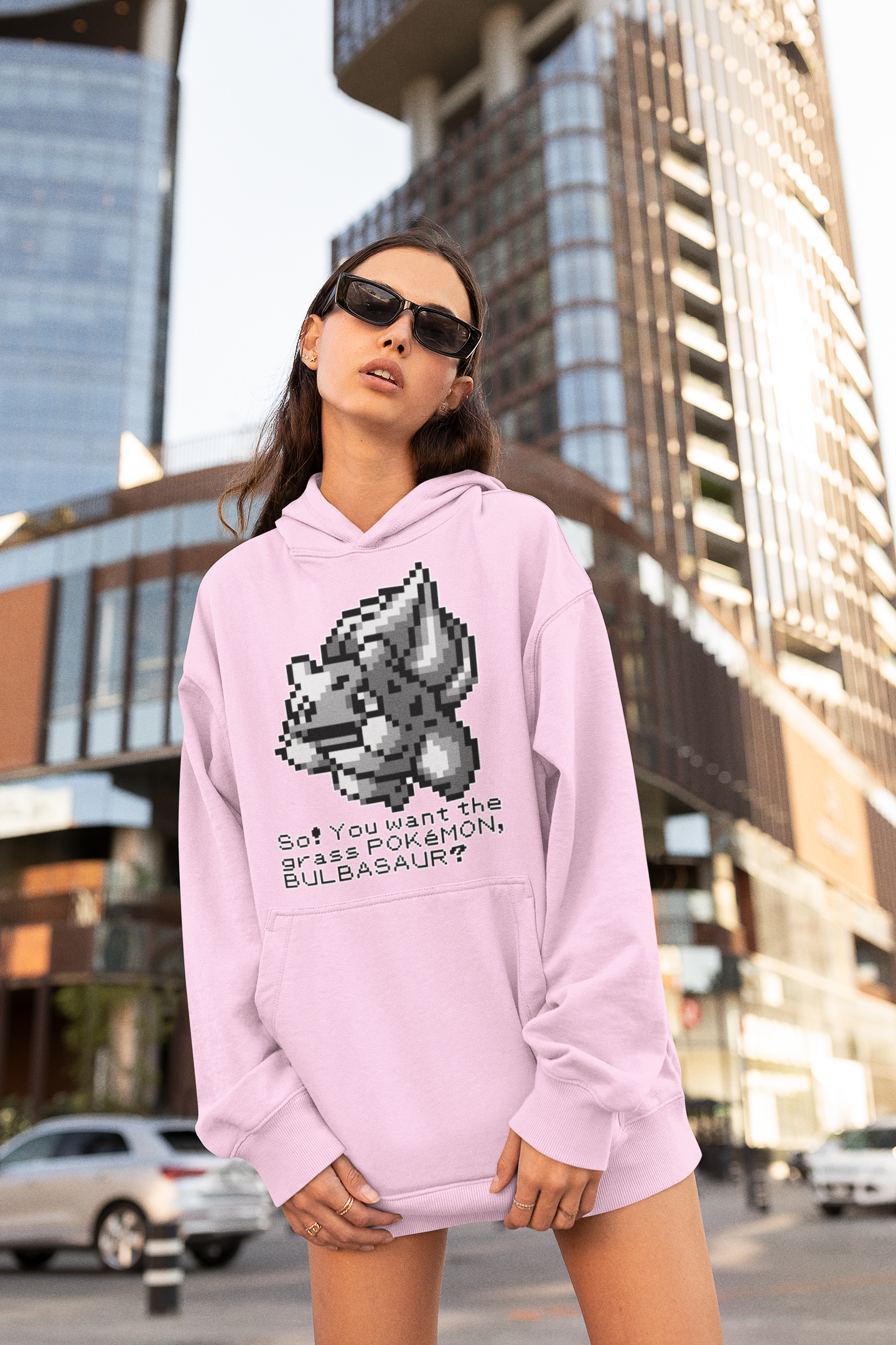 Red & Blue Sprites - So! - PKMN017 - Sudadera con Capucha y Cangurera