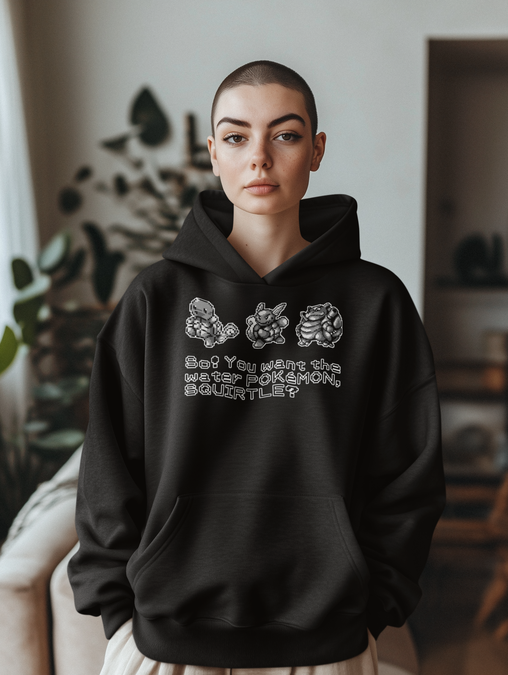 Red & Blue Sprites - So! - PKMN016 - Sudadera con Capucha y Cangurera