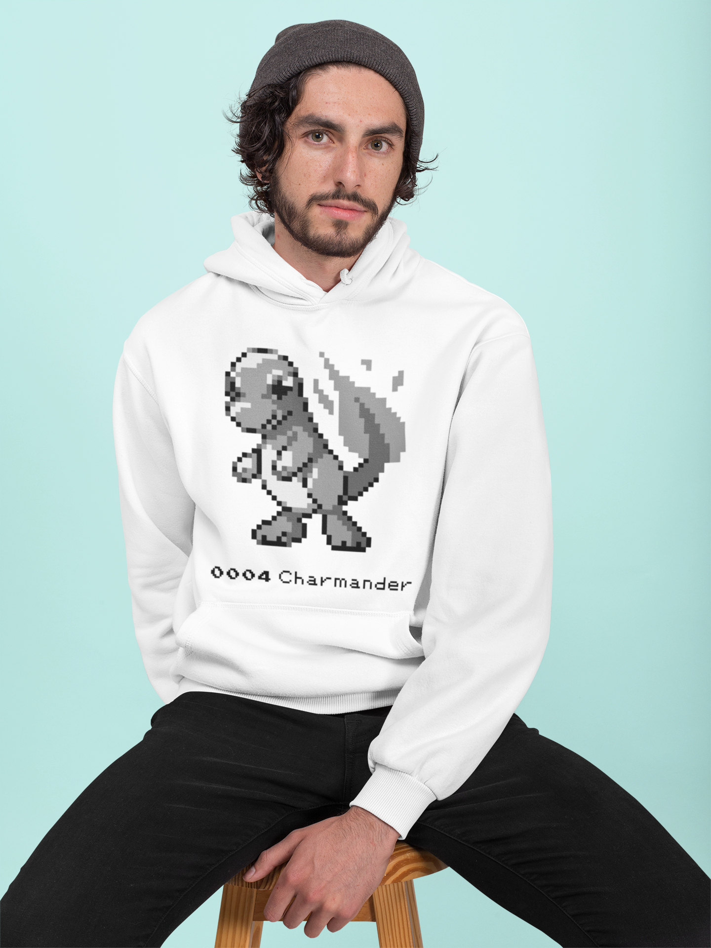 Red & Blue Sprites - PKMN005 - Sudadera con Capucha y Cangurera