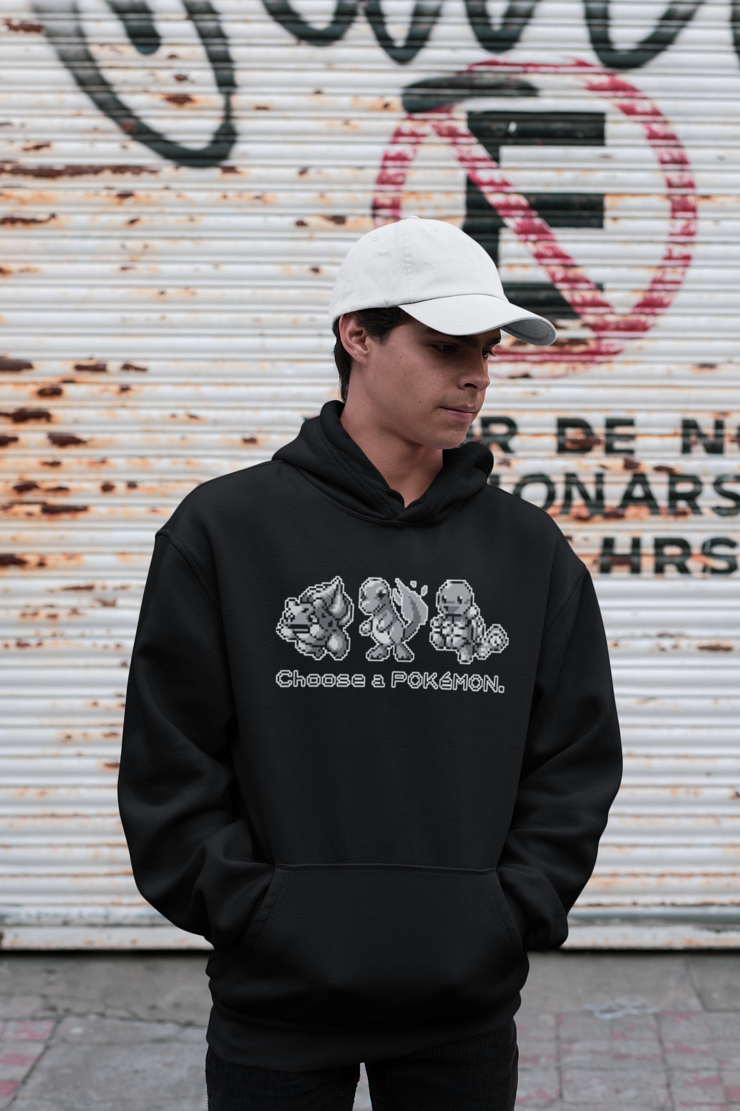 Red & Blue Sprites - CHOOSE - PKMN013 - Sudadera con Capucha y Cangurera