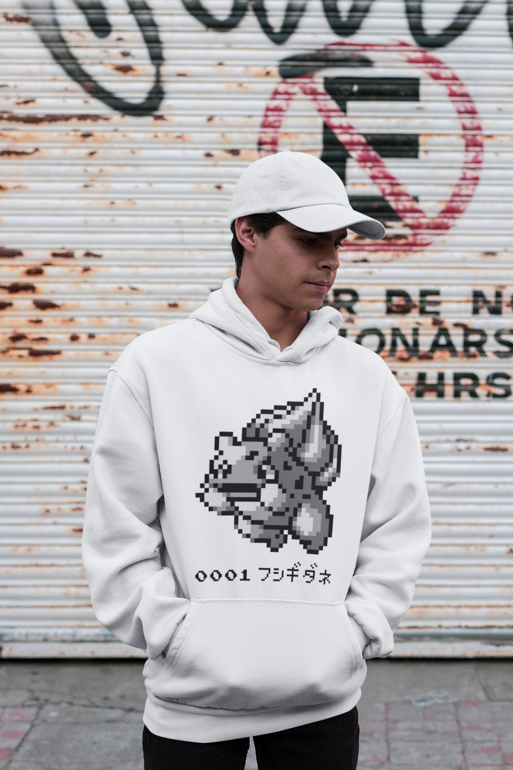 Red & Blue Sprites - PKMN001 - Sudadera con Capucha y Cangurera