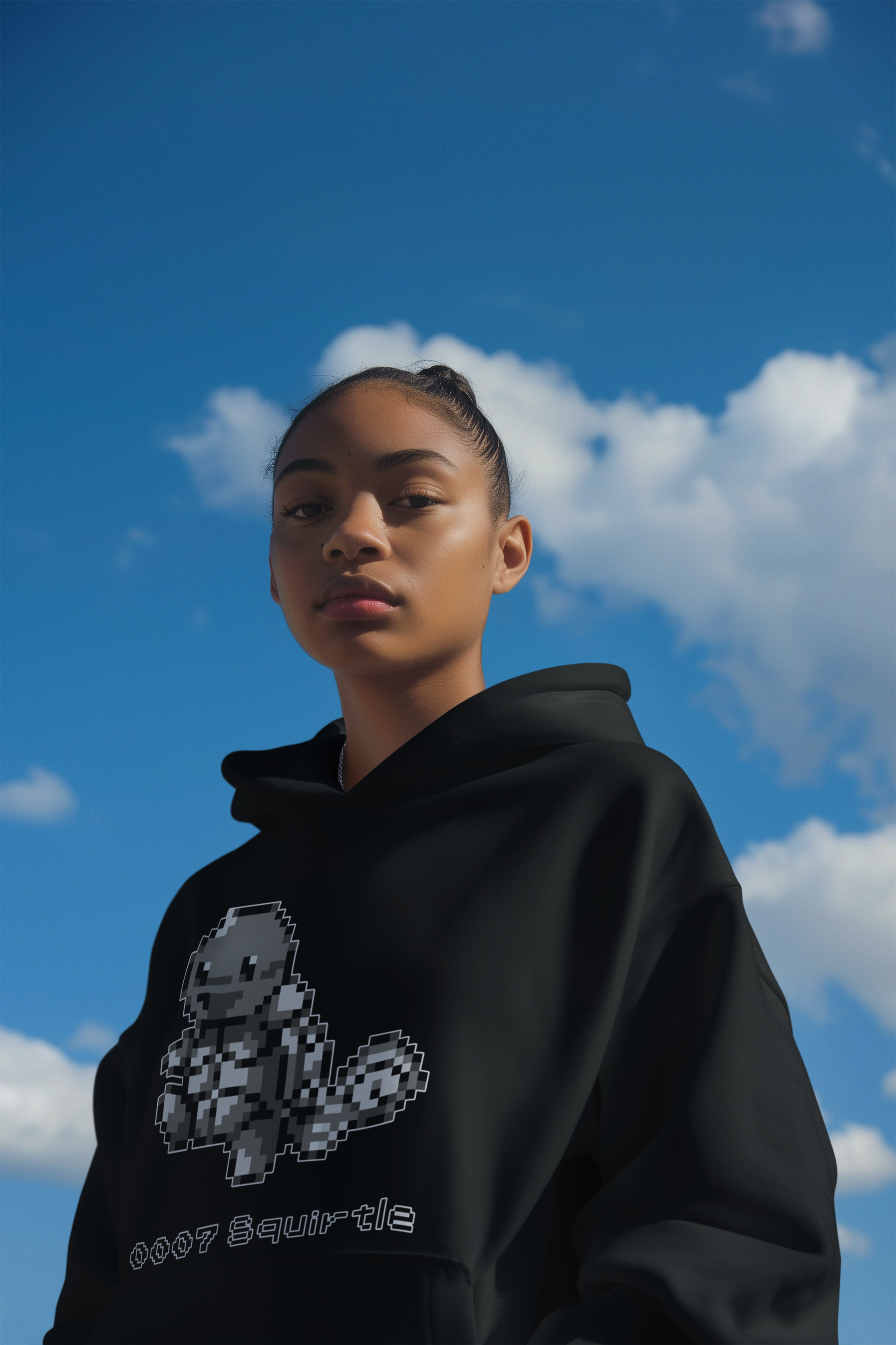 Red & Blue Sprites - PKMN006 - Sudadera con Capucha y Cangurera