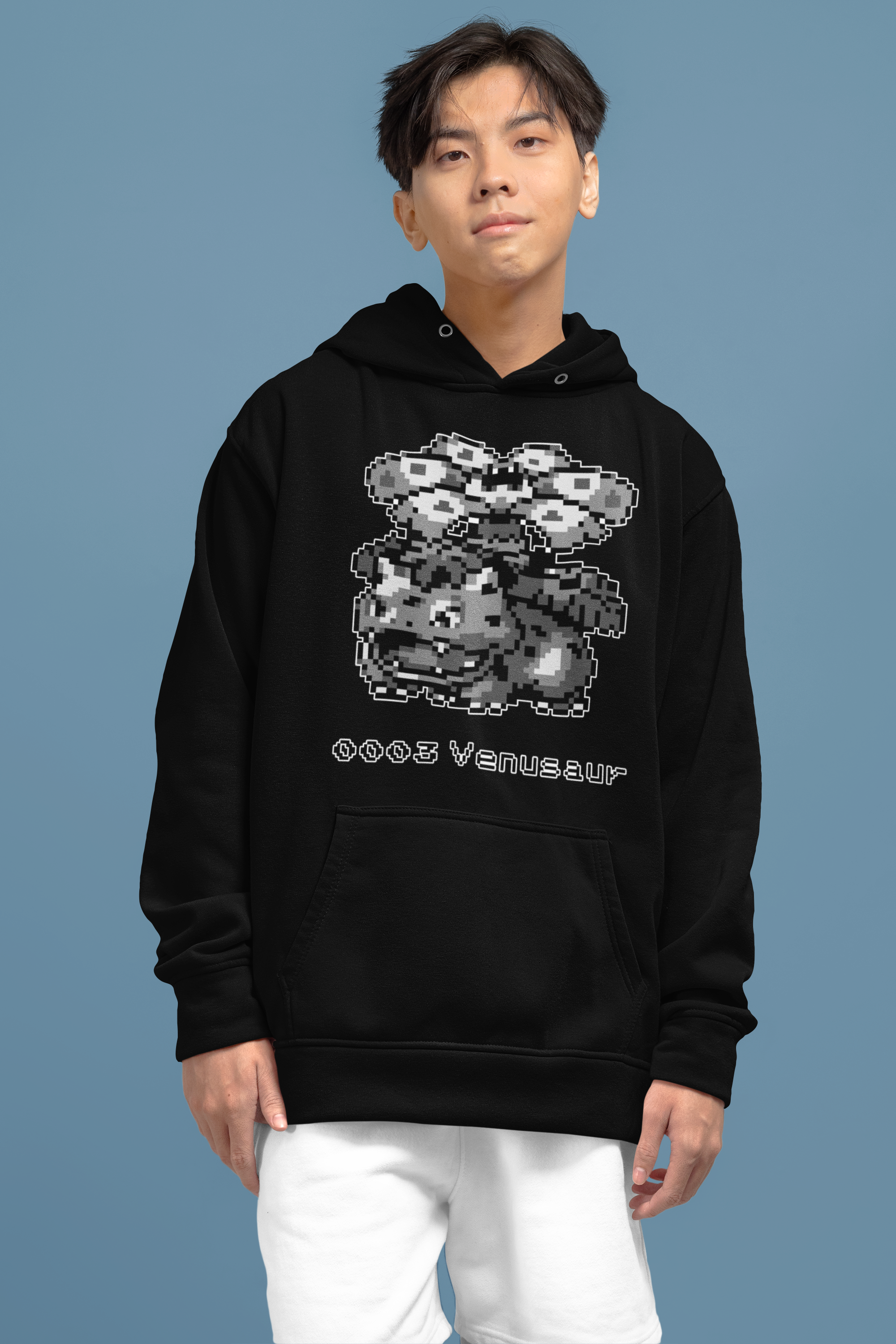 Red & Blue Sprites - PKMN008 - Sudadera Juvenil con Capucha y Cangurera (8 - 14 años)