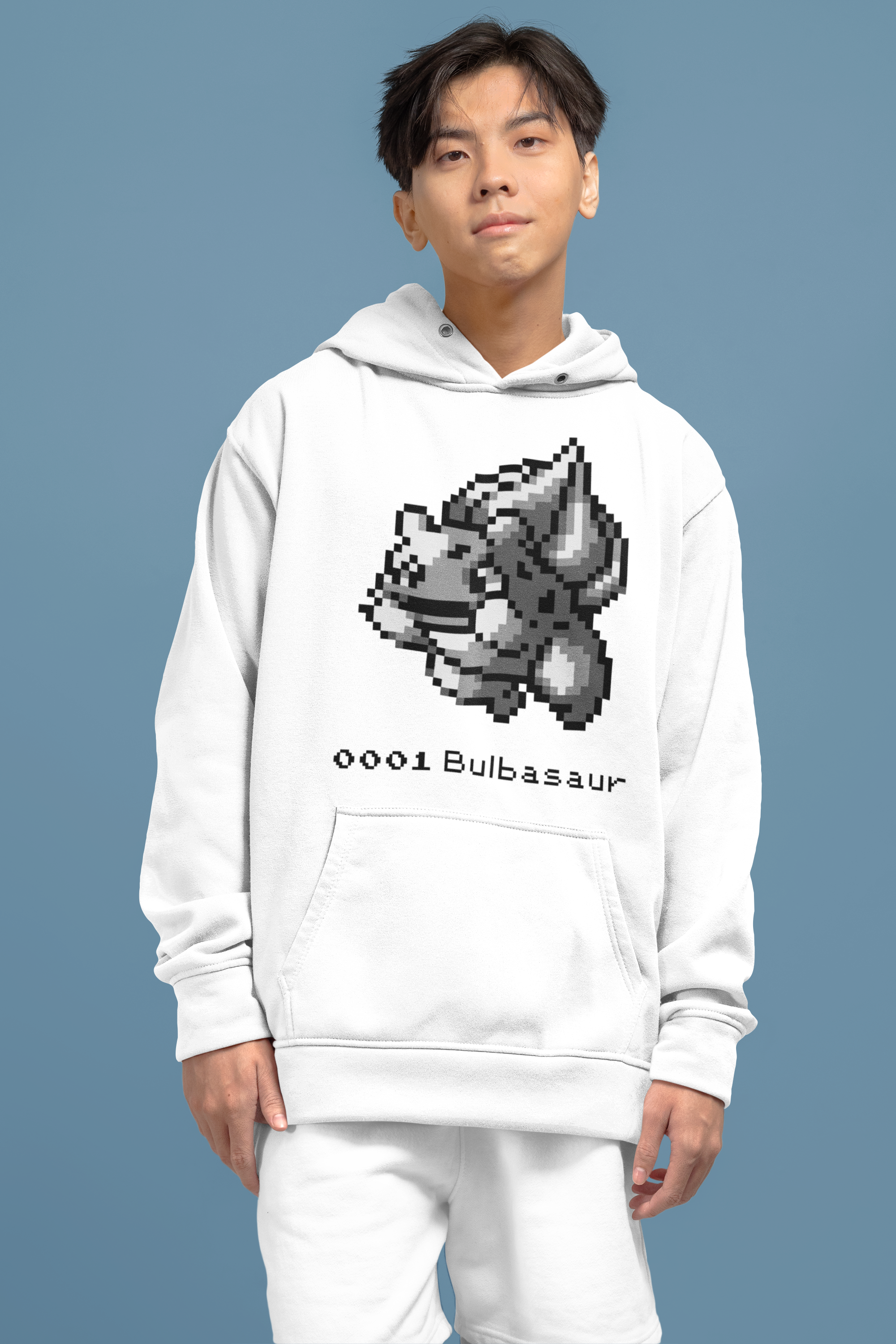 Red & Blue Sprites - PKMN004 - Sudadera Juvenil con Capucha y Cangurera (8 - 14 años)