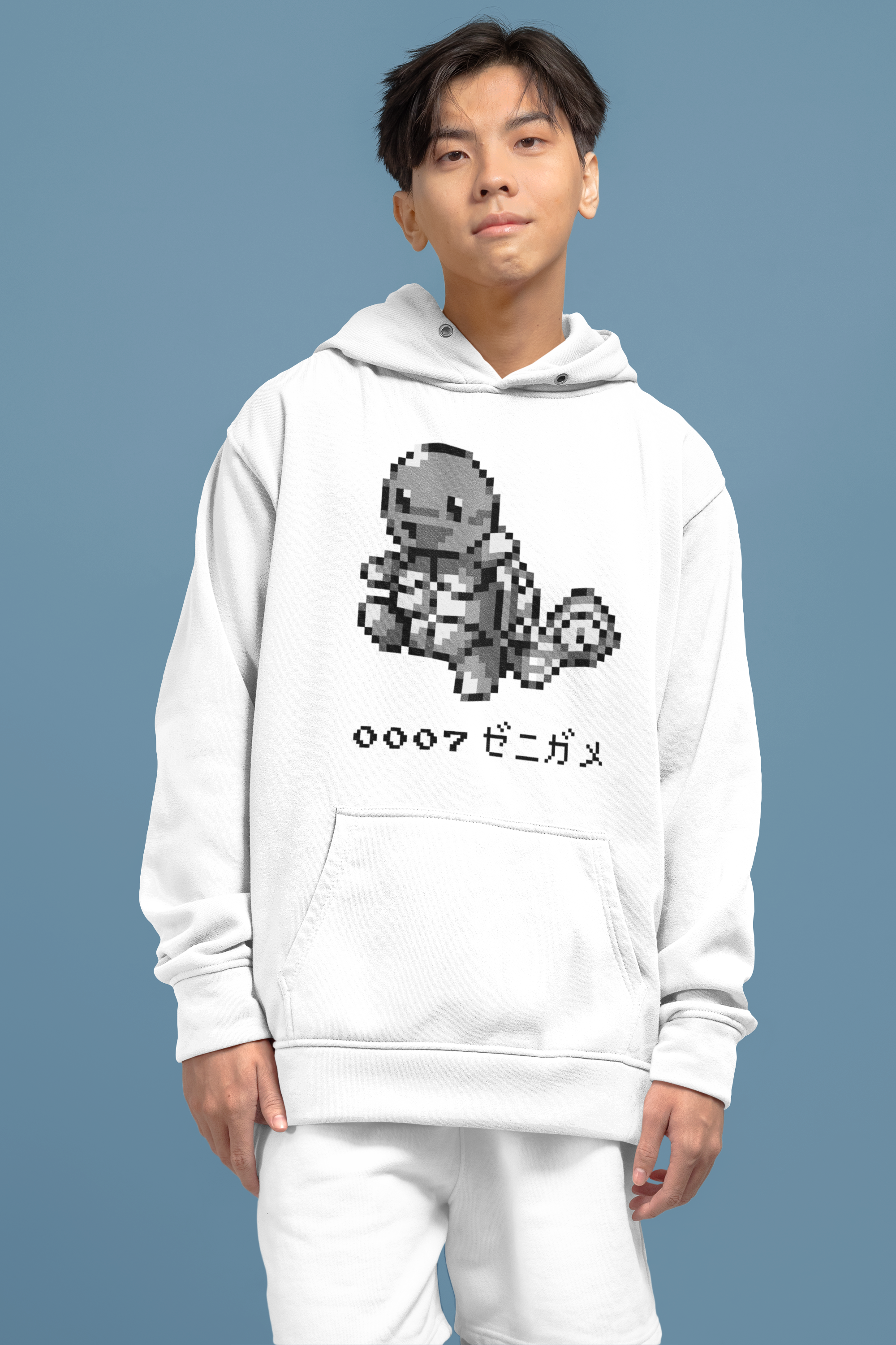 Red & Blue Sprites - PKMN003 - Sudadera Juvenil con Capucha y Cangurera (8 - 14 años)