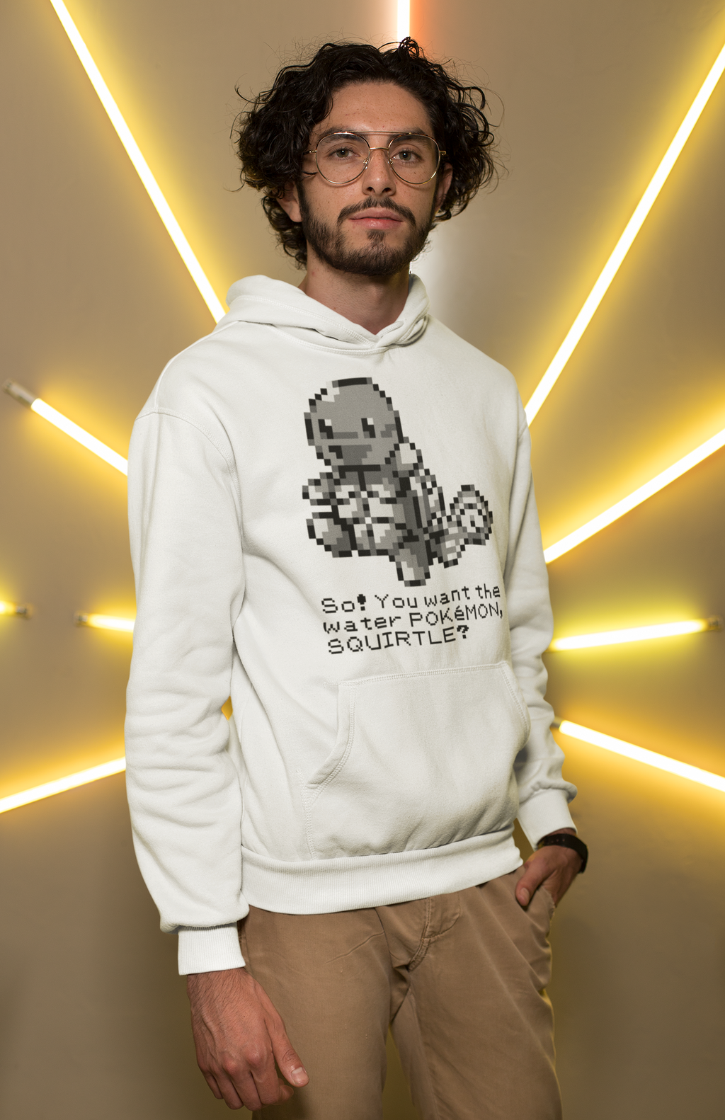 Red & Blue Sprites - So! - PKMN019 - Sudadera con Capucha y Cangurera