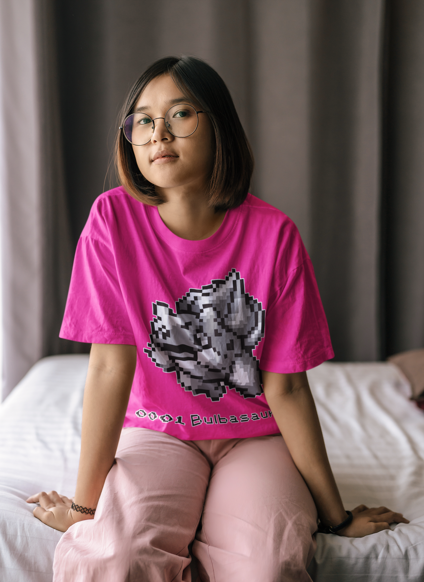 Red & Blue Sprites - PKMN004 - Playera Juvenil Cuello Redondo (8 - 14 años)