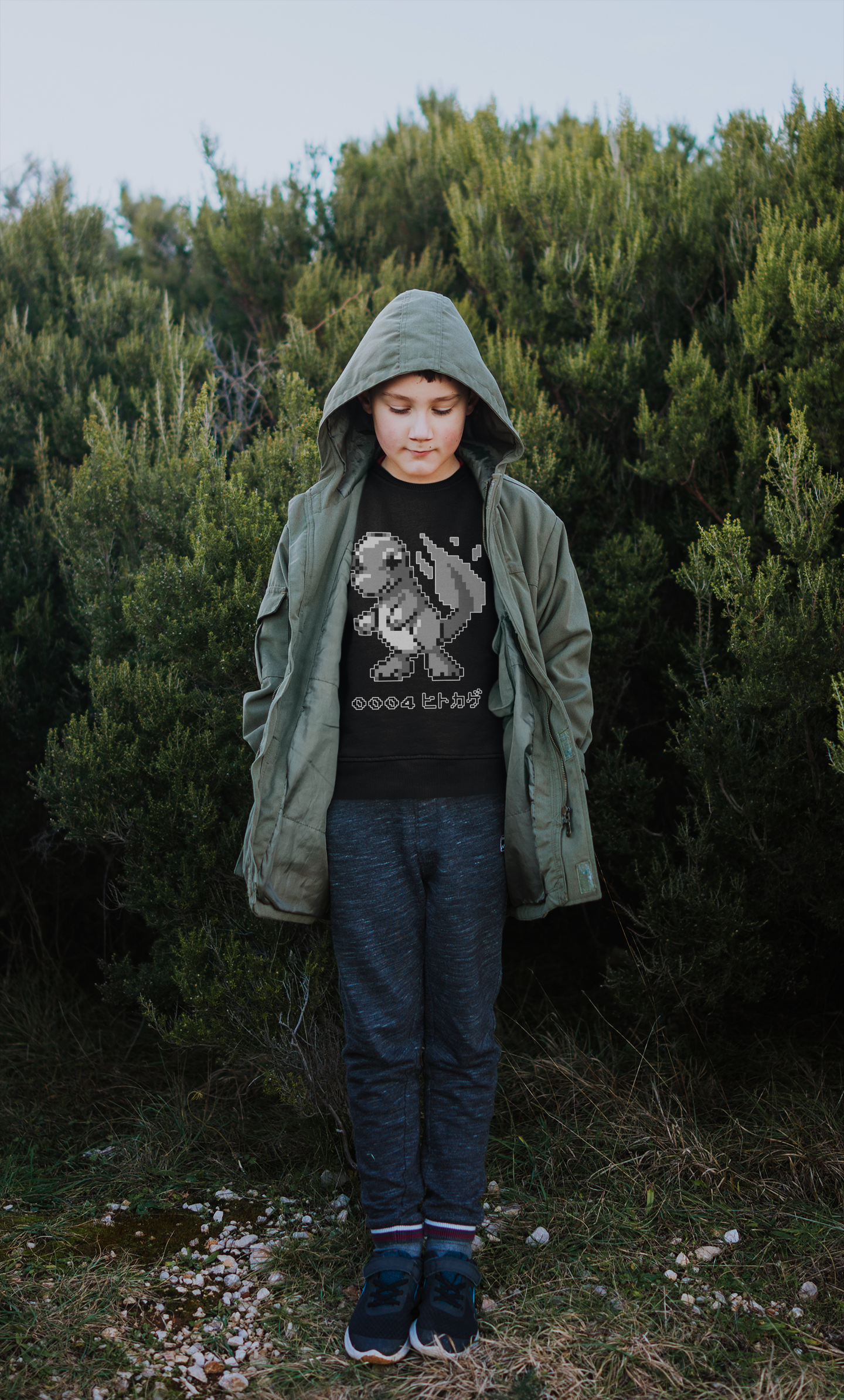 Red & Blue Sprites - PKMN002 - Sudadera Infantil Cuello Redondo (4 - 7 años)