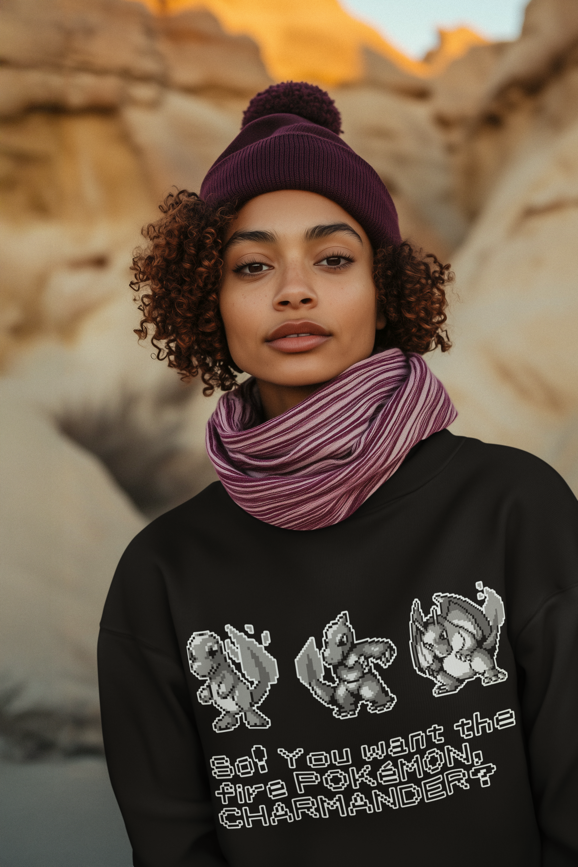 Red & Blue Sprites - So! - PKMN015 - Sudadera Cuello Redondo