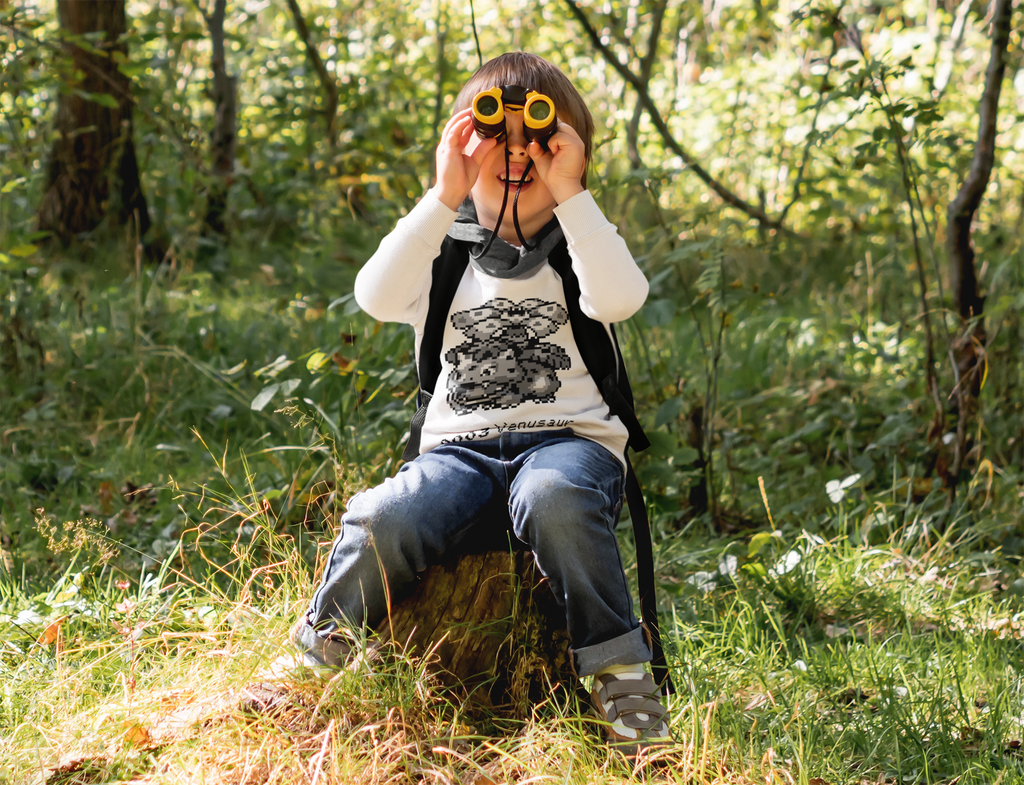 Red & Blue Sprites - PKMN008 - Sudadera Infantil Cuello Redondo (4 - 7 años)