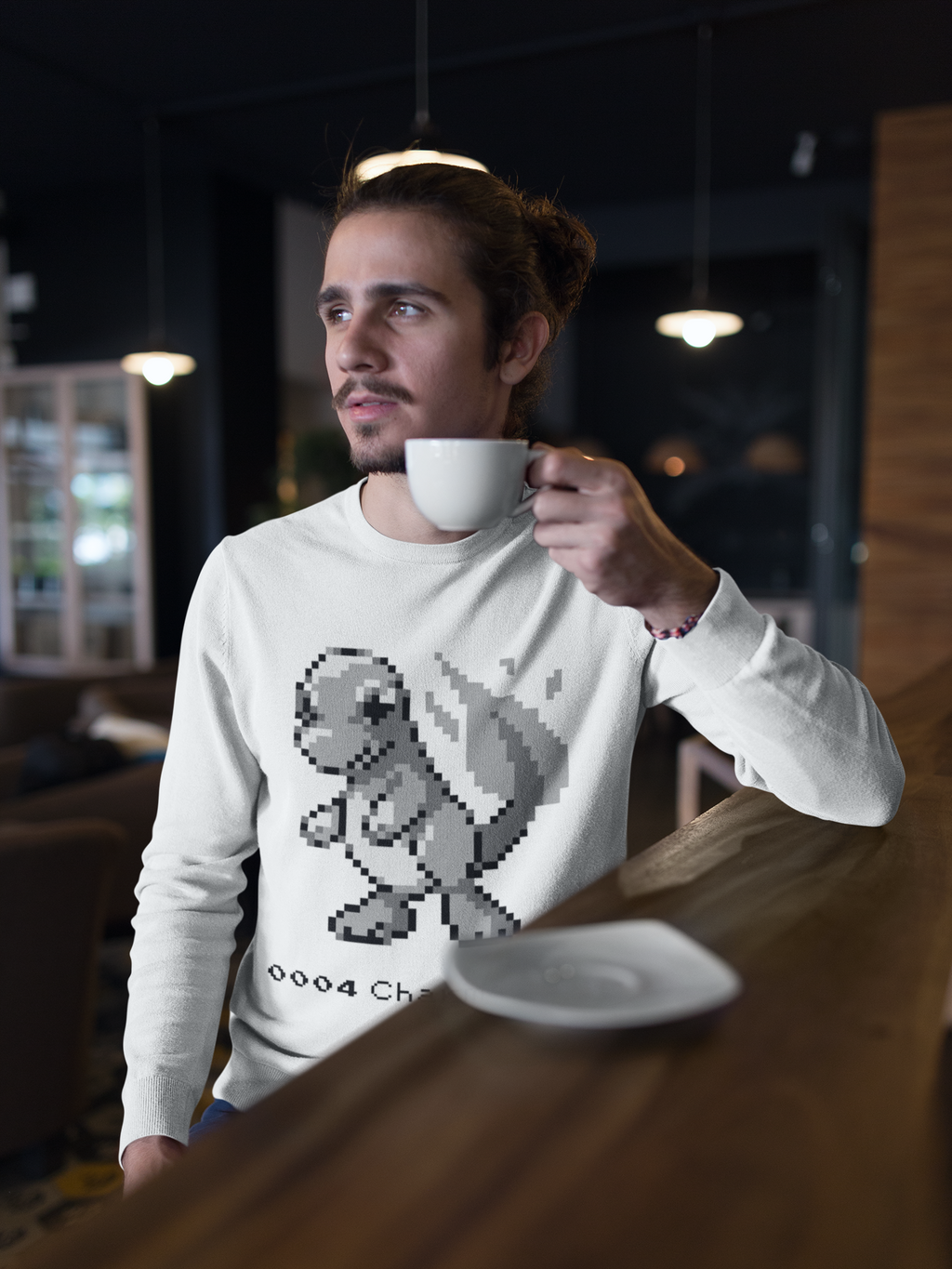 Red & Blue Sprites - PKMN005 - Sudadera Cuello Redondo