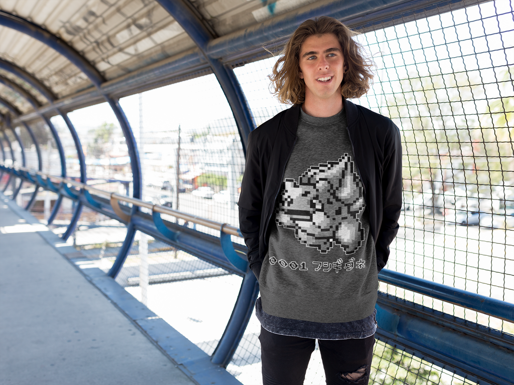 Red & Blue Sprites - PKMN001 - Sudadera Cuello Redondo