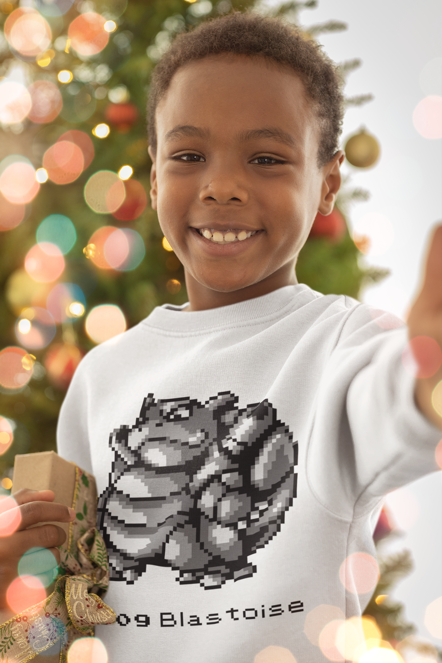 Red & Blue Sprites - PKMN012 - Sudadera Infantil Cuello Redondo (4 - 7 años)