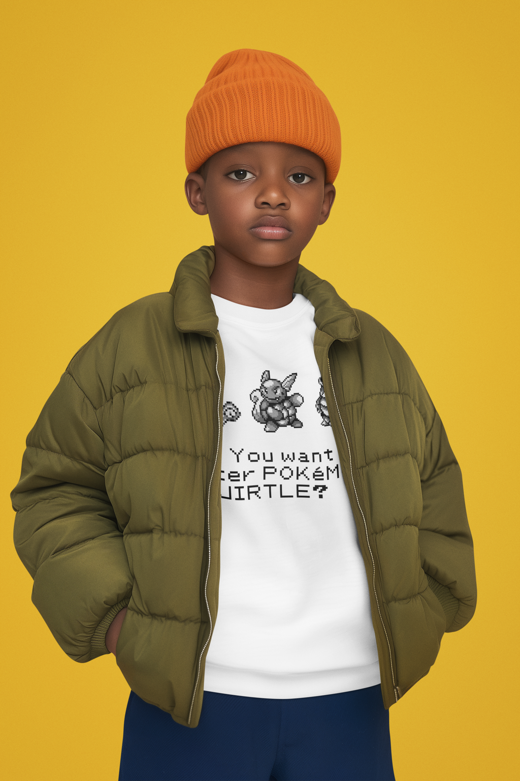 Red & Blue Sprites - So! - PKMN016 - Sudadera Infantil Cuello Redondo (4 - 7 años)