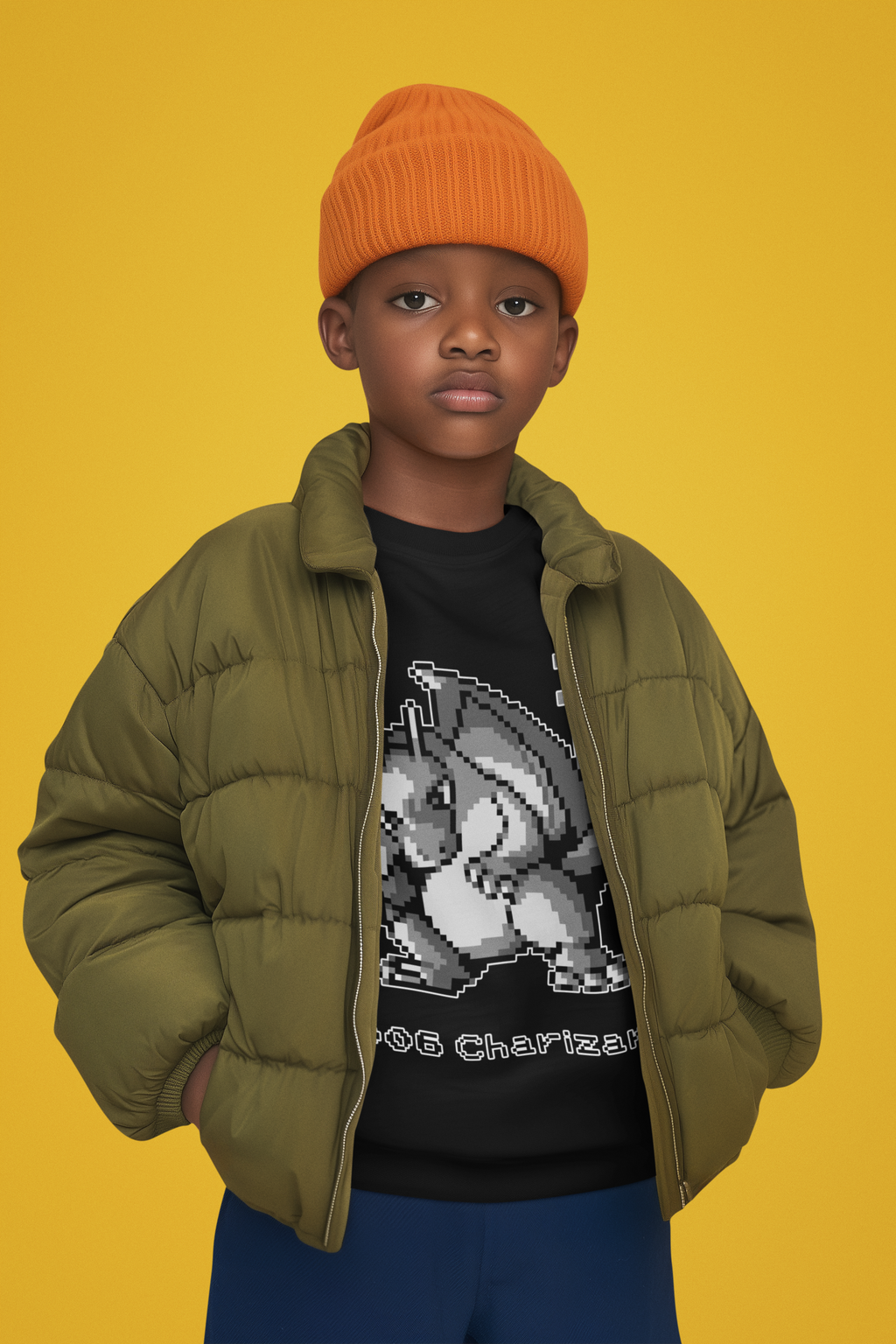 Red & Blue Sprites - PKMN010 - Sudadera Infantil Cuello Redondo (4 - 7 años)