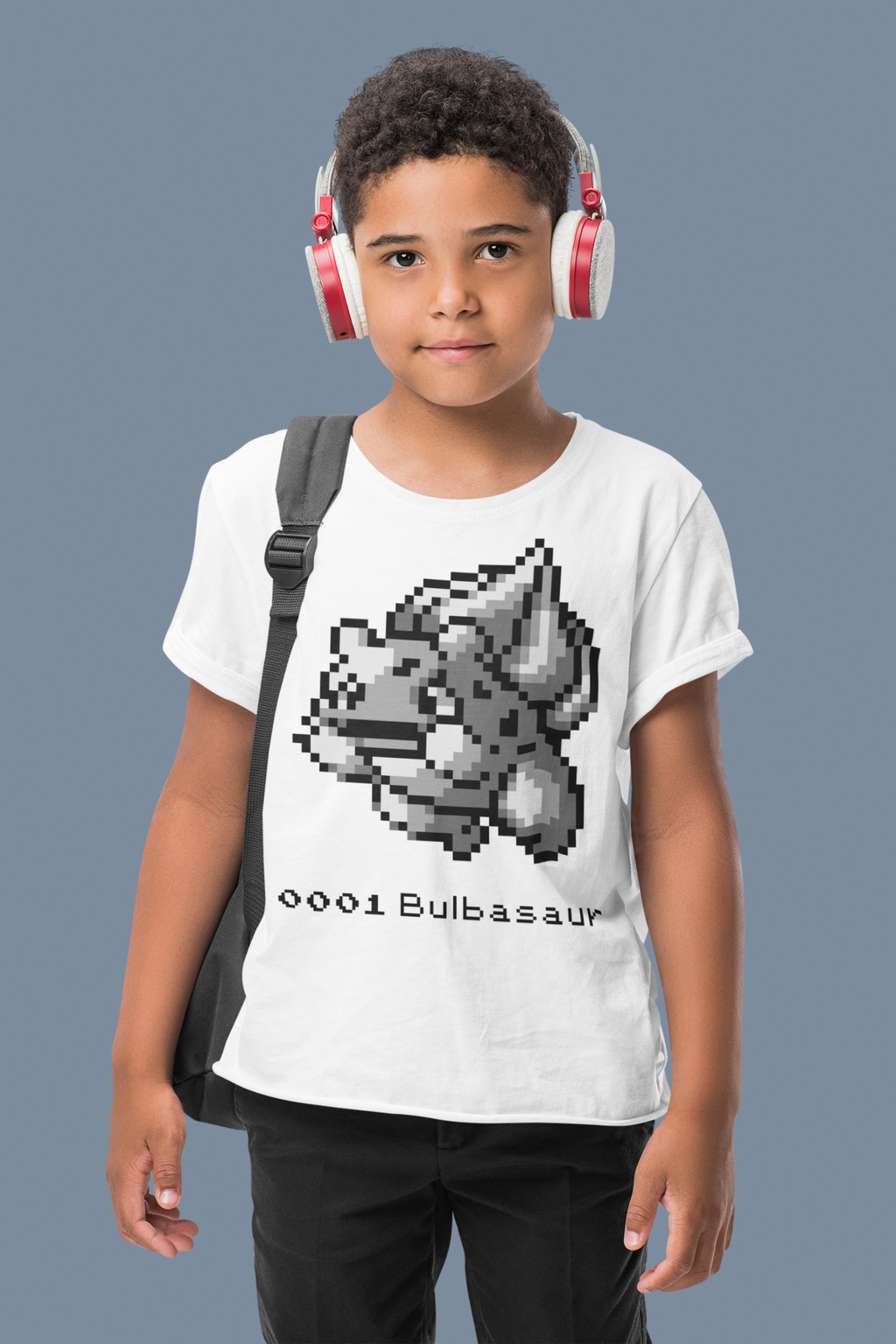 Red & Blue Sprites - PKMN004 - Playera Infantil Cuello Redondo (4 - 7 años)